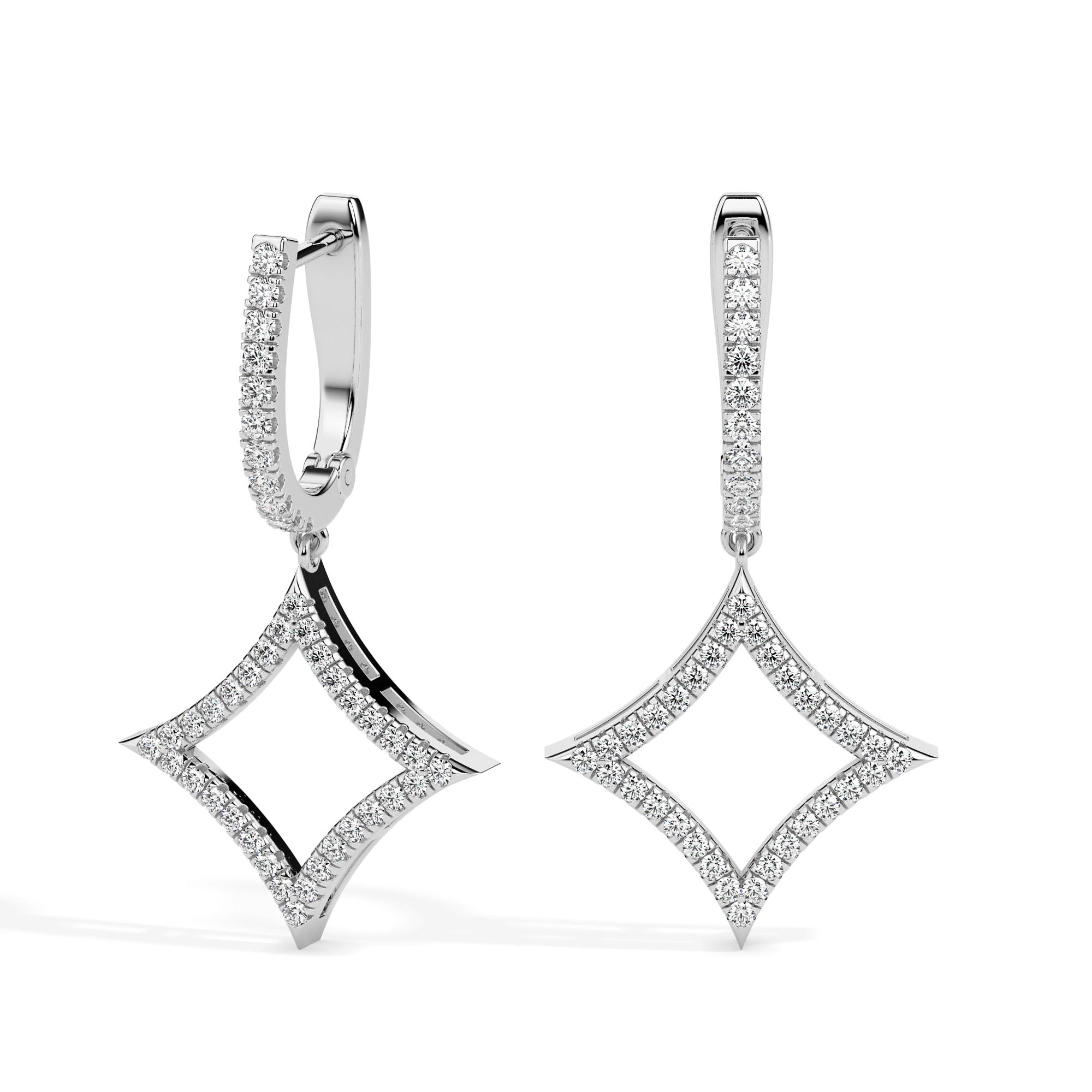 TASA Nova Diamond Drop Earrings - 17033