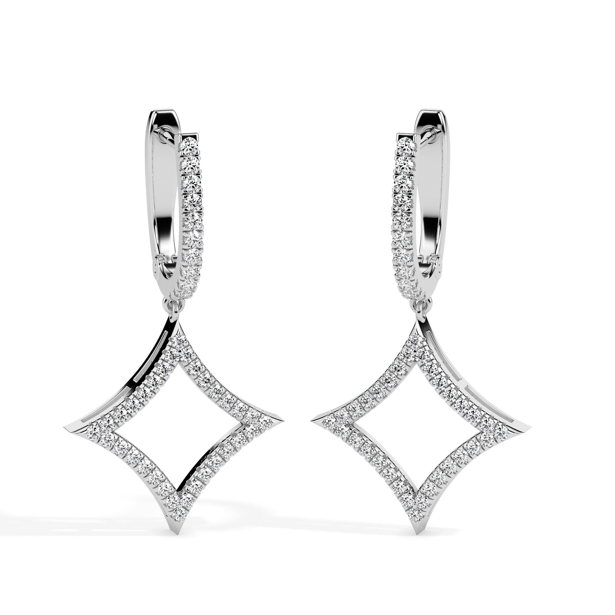 TASA Nova Diamond Drop Earrings - 17033