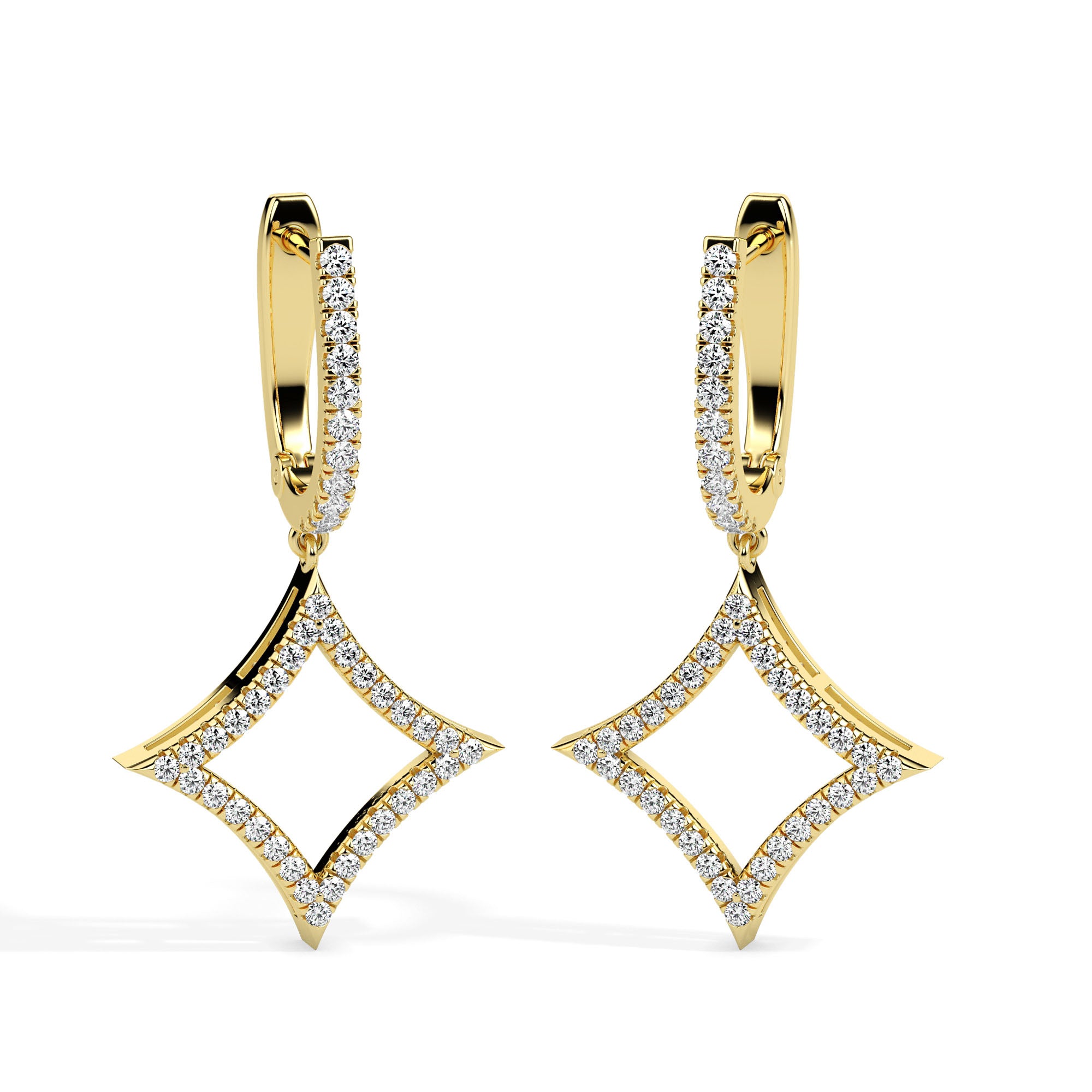 TASA Nova Diamond Drop Earrings - 17033