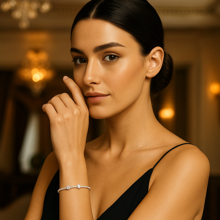 Tasa Trionova Diamond Trio Bracelet - GLBR-0026