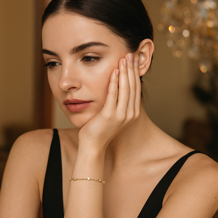 Tasa Trionova Diamond Trio Bracelet - GLBR-0034