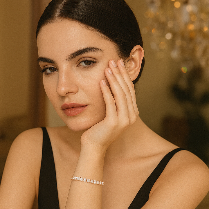 Tasa Imperial Radiance Diamond Tennis Bracelet - GLBR-0011