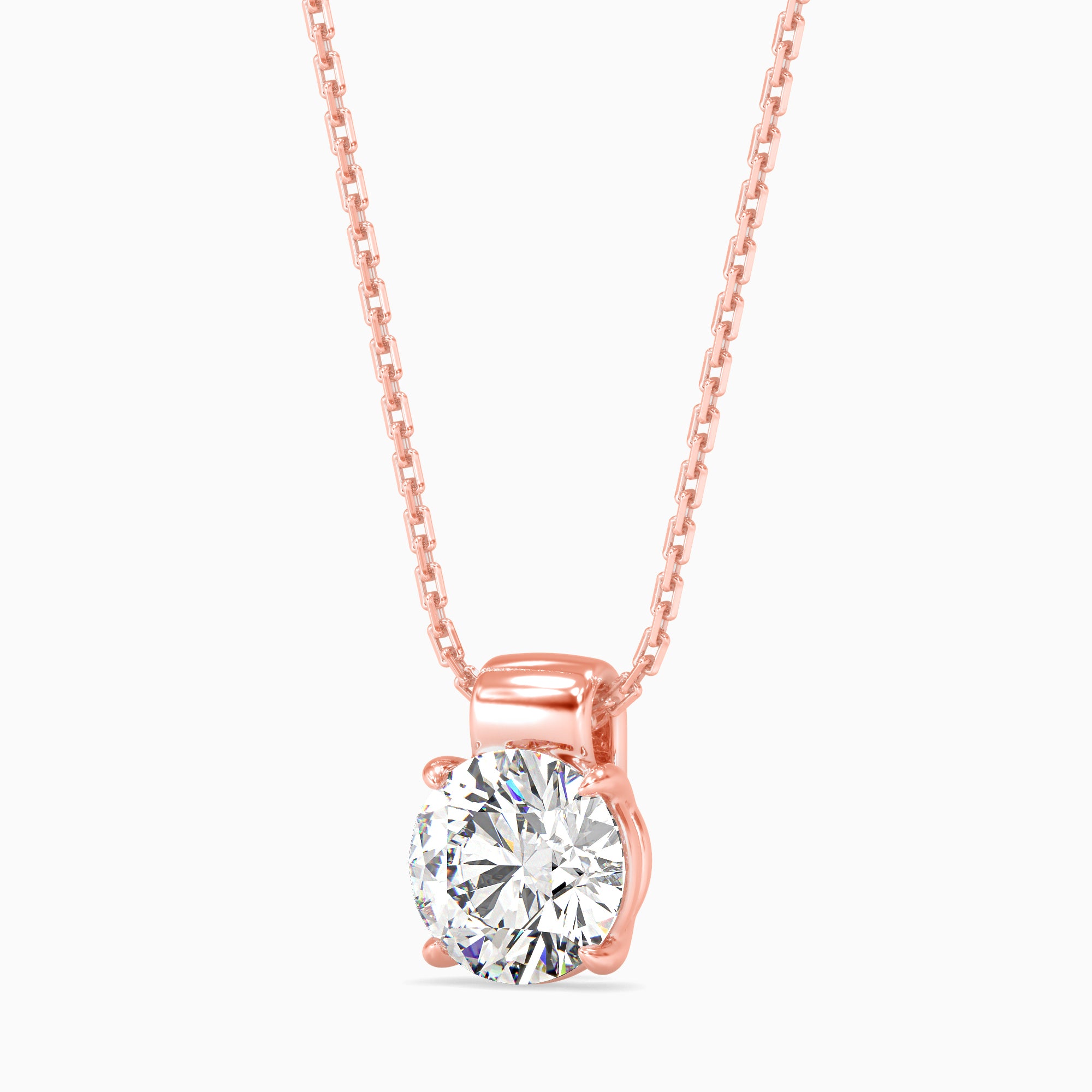 Tasa  Classic Solitaire Diamond Pendant - 15002