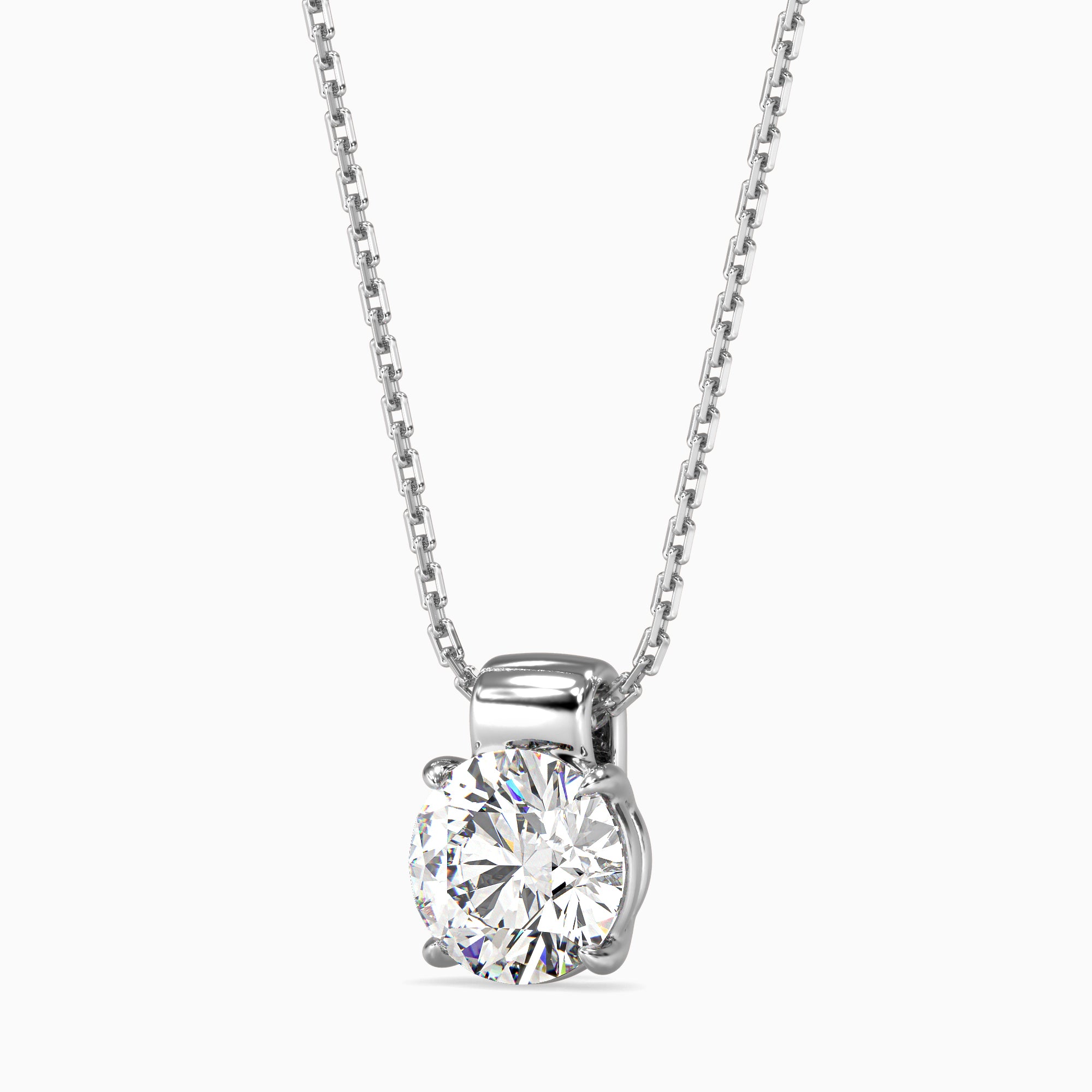 Tasa  Classic Solitaire Diamond Pendant - 15002