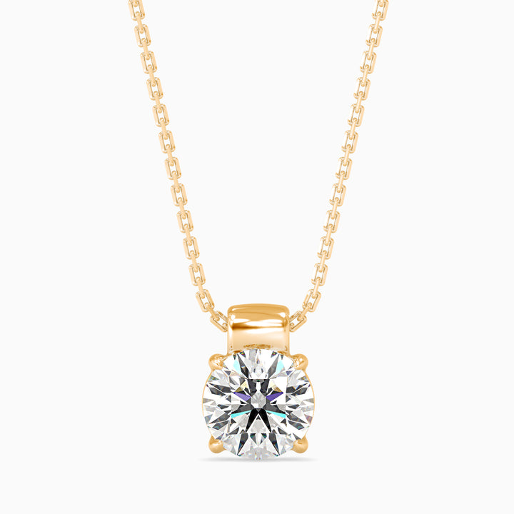 Tasa  Classic Solitaire Diamond Pendant - 15002