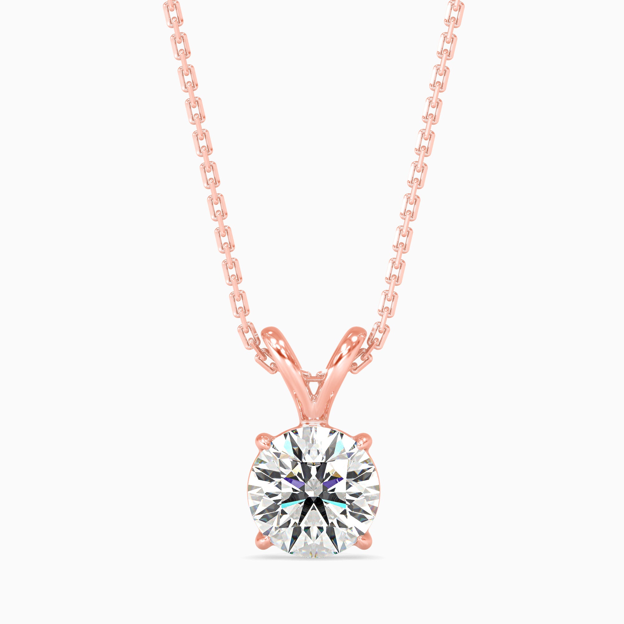 Tasa  Classic Solitaire Diamond Pendant - 15035