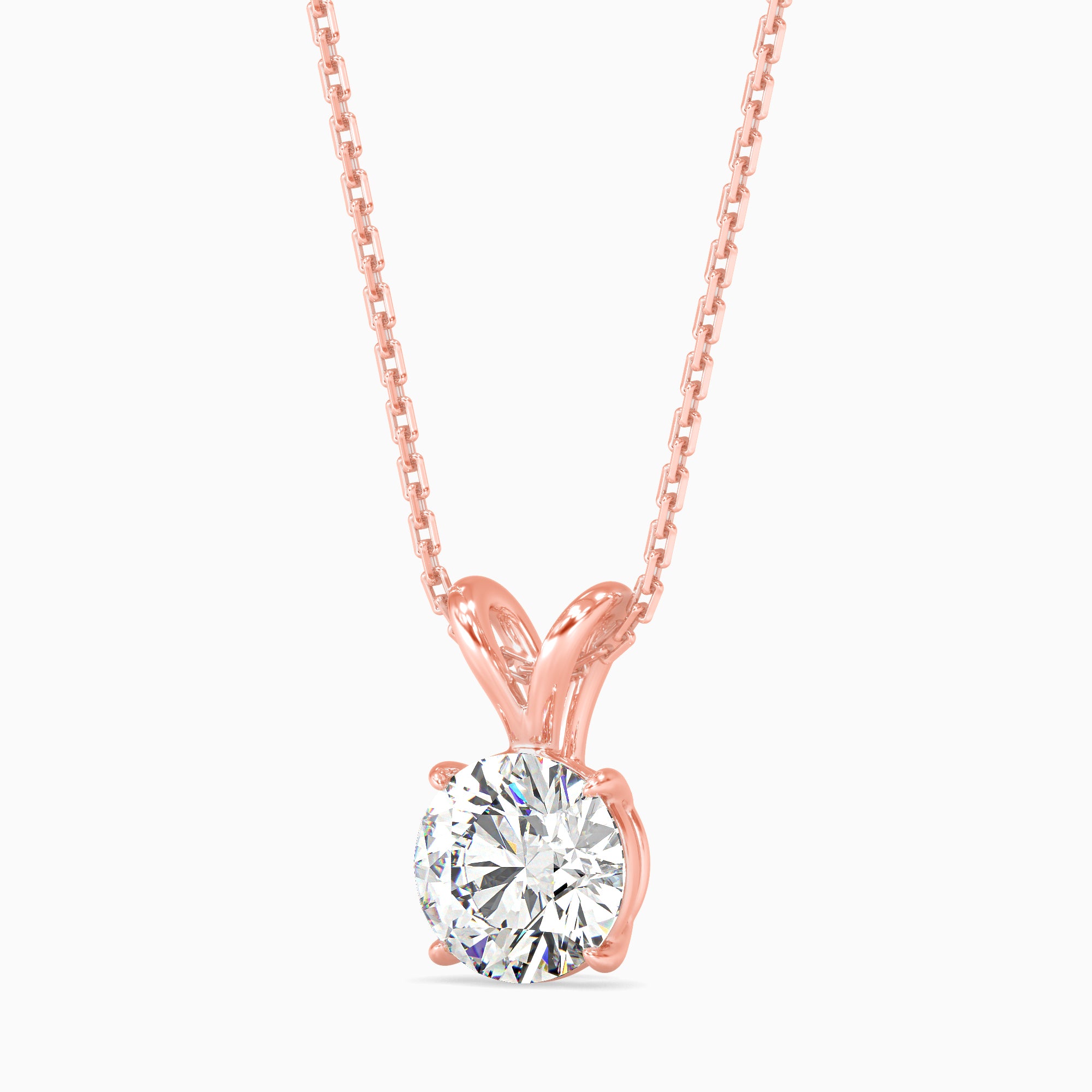 Tasa  Classic Solitaire Diamond Pendant - 15035