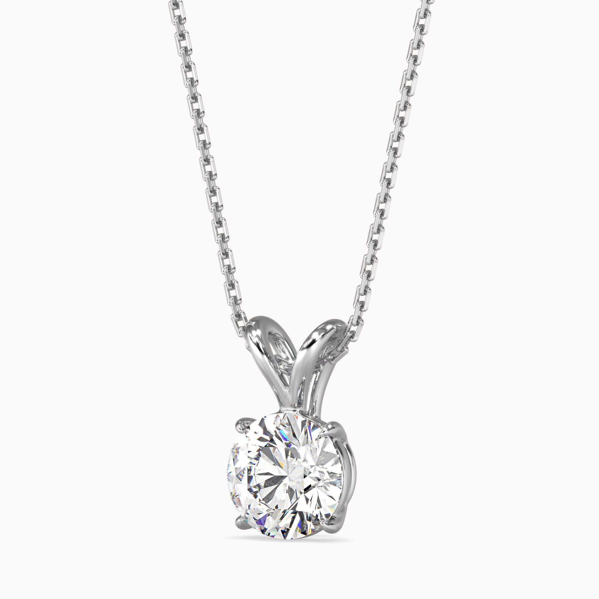 Tasa  Classic Solitaire Diamond Pendant - 15035