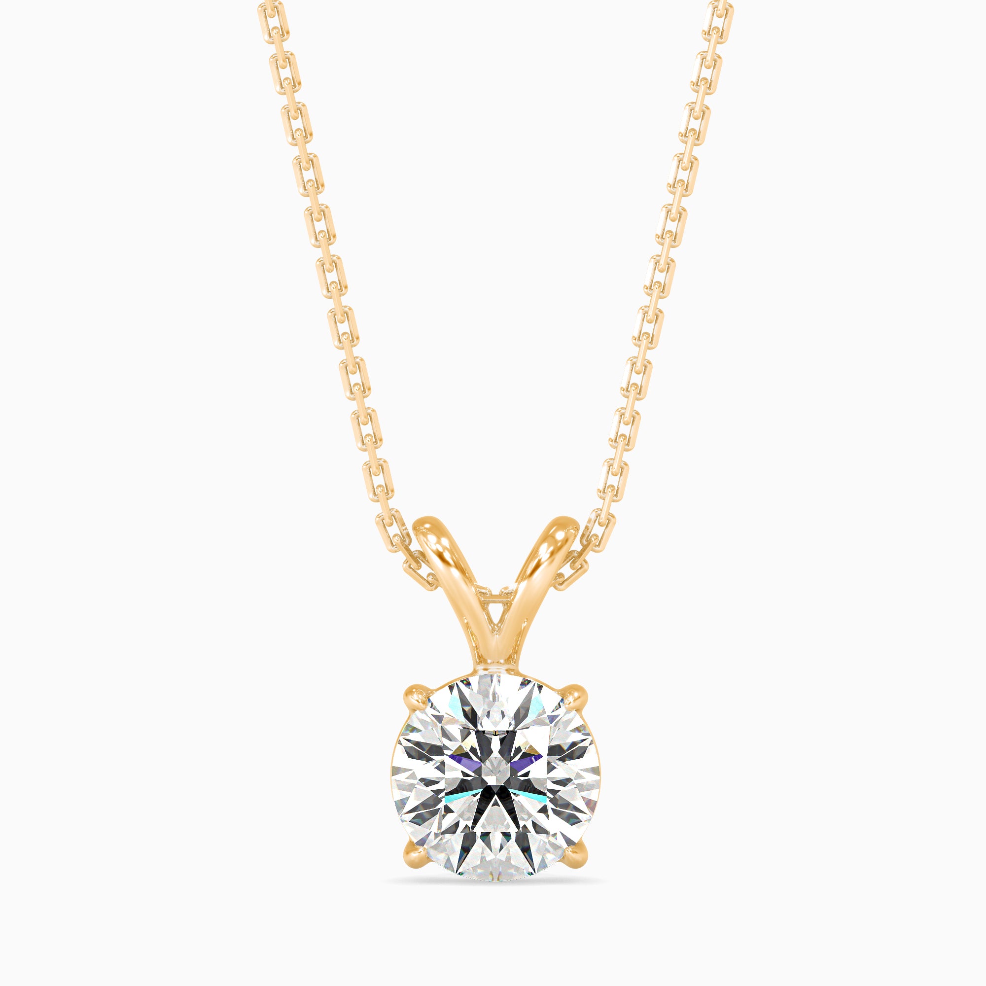 Tasa  Classic Solitaire Diamond Pendant - 15035