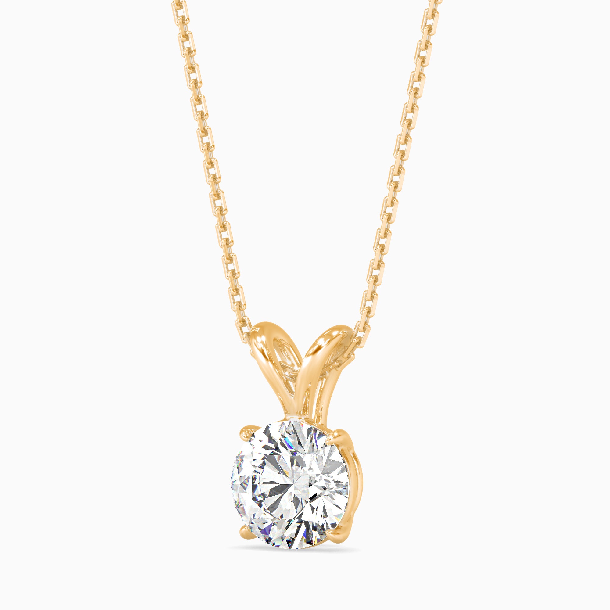 Tasa  Classic Solitaire Diamond Pendant - 15035