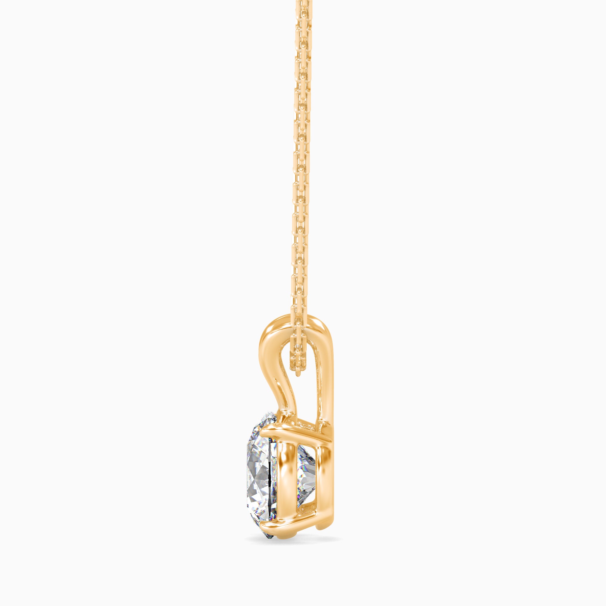 Tasa  Classic Solitaire Diamond Pendant - 15035