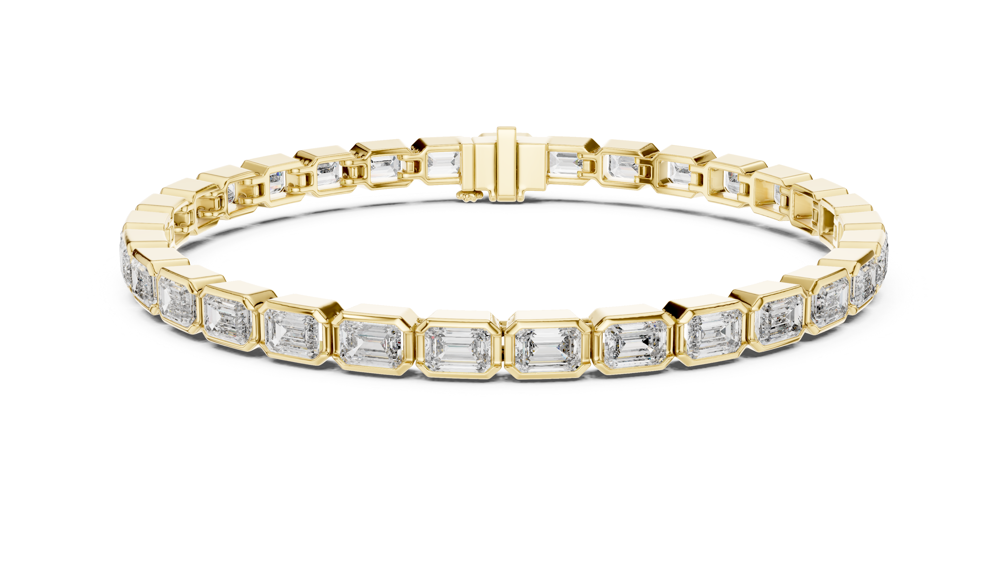 Tasa Aurelio Emerald-Cut Bracelet - GLBR-0002