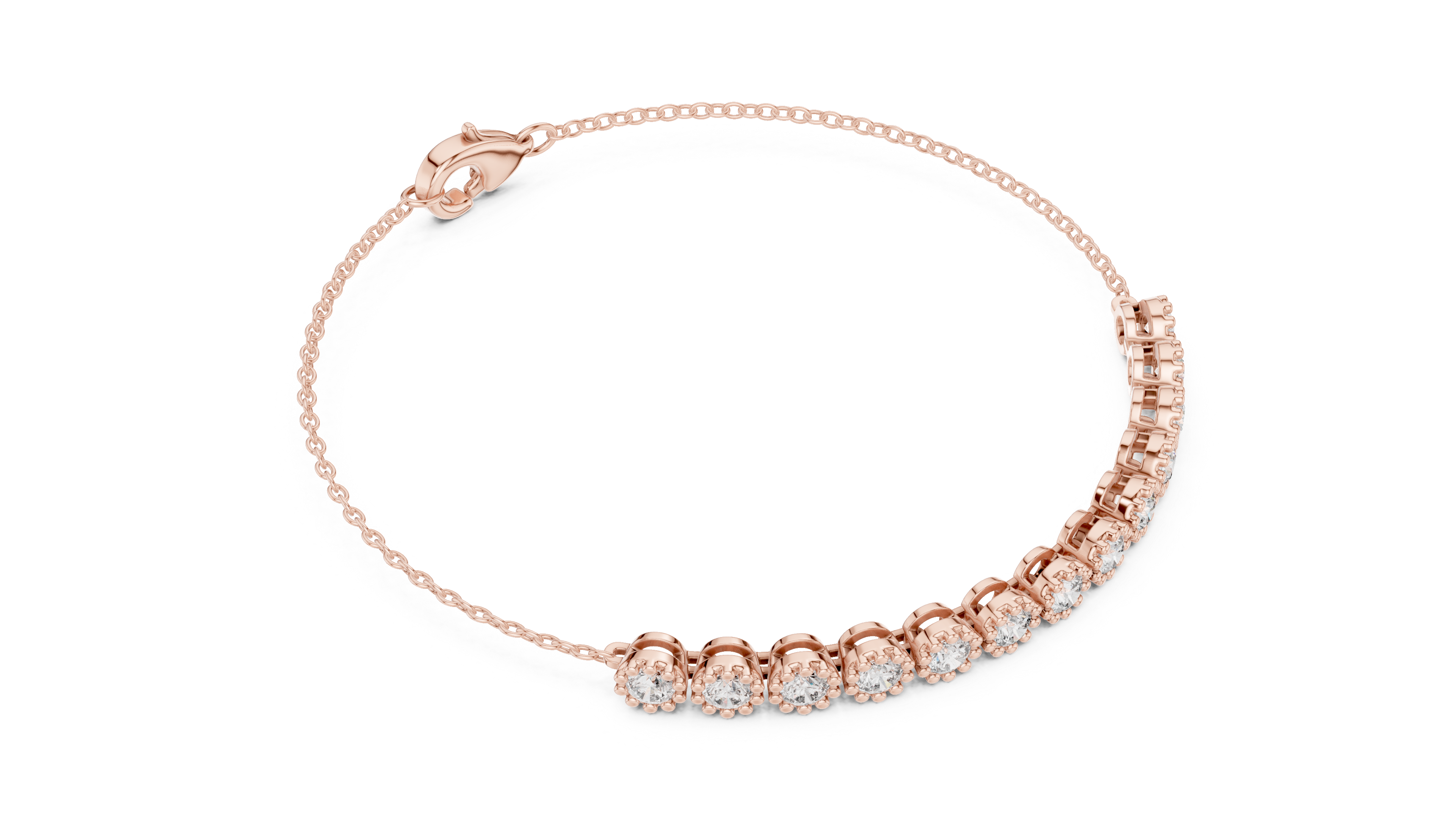 Tasa Liora Petite Diamond Bracelet - GLBR-0008