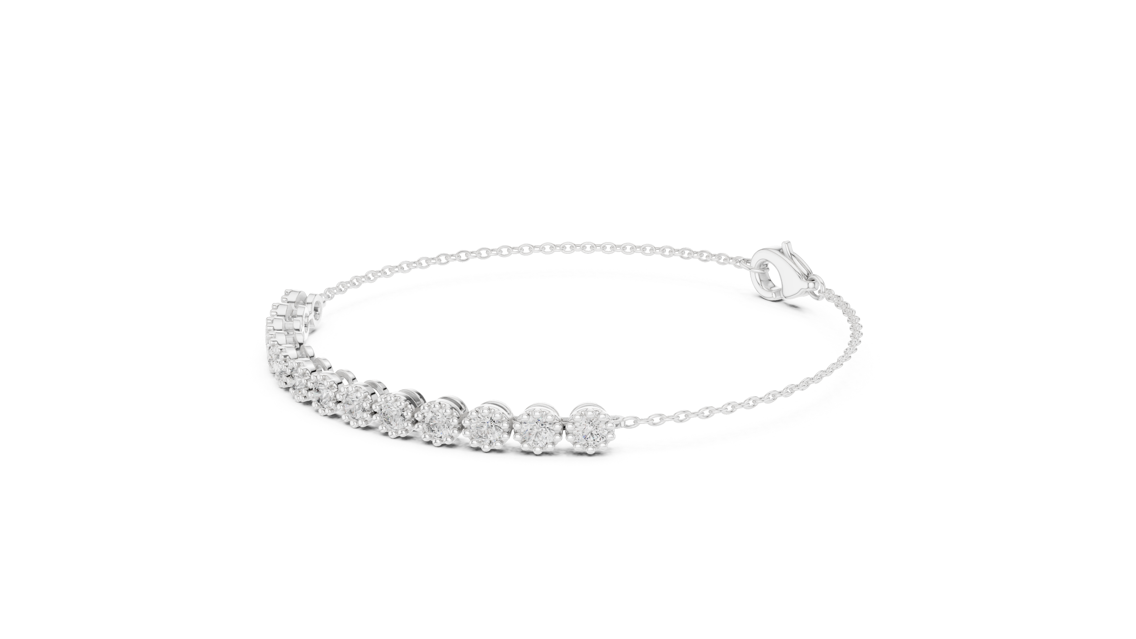 Tasa Liora Petite Diamond Bracelet - GLBR-0008
