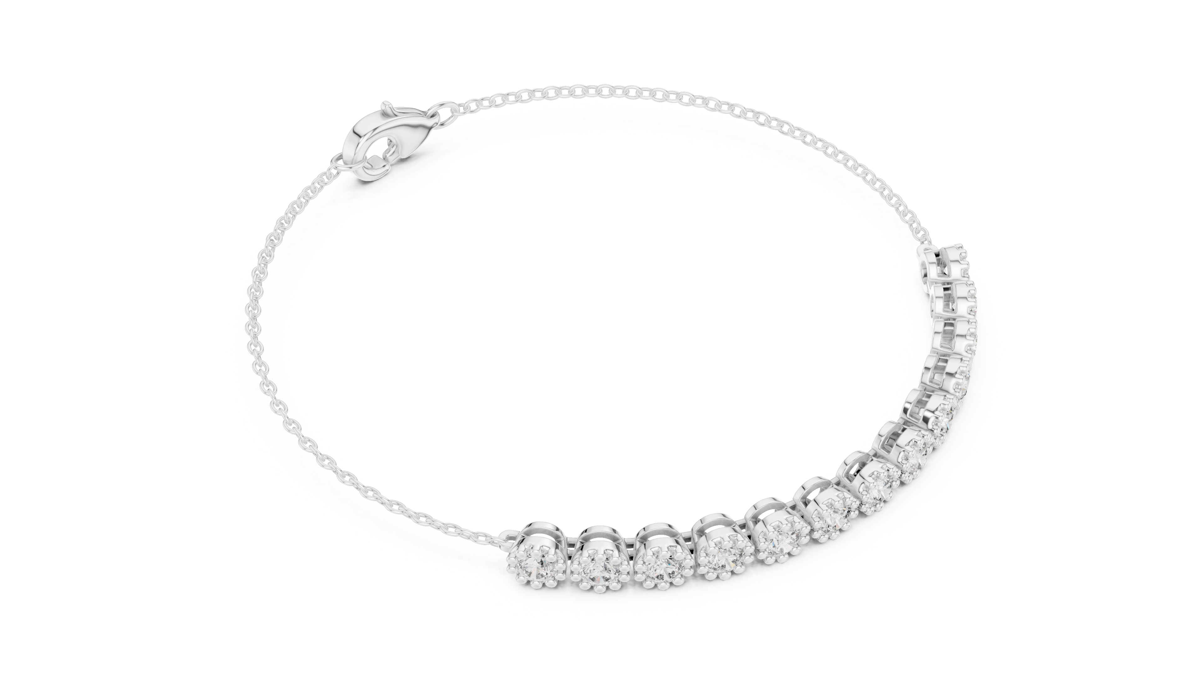 Tasa Liora Petite Diamond Bracelet - GLBR-0008