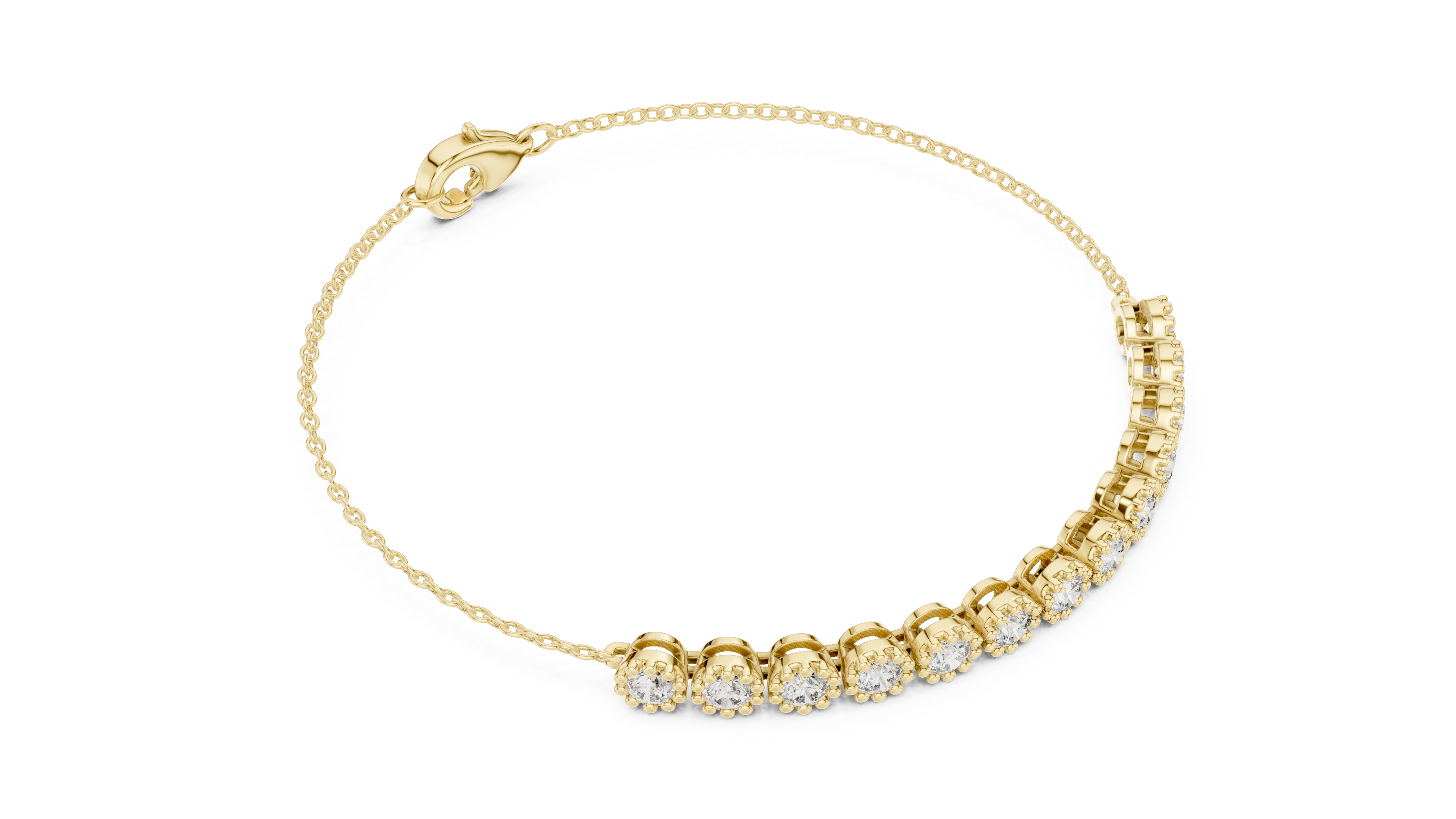 Tasa Liora Petite Diamond Bracelet - GLBR-0008