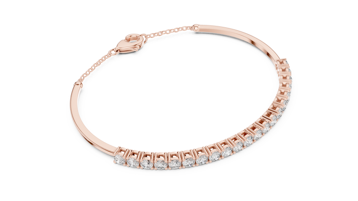Tasa Aurelia Classic Diamond Line Bracelet - GLBR-0010