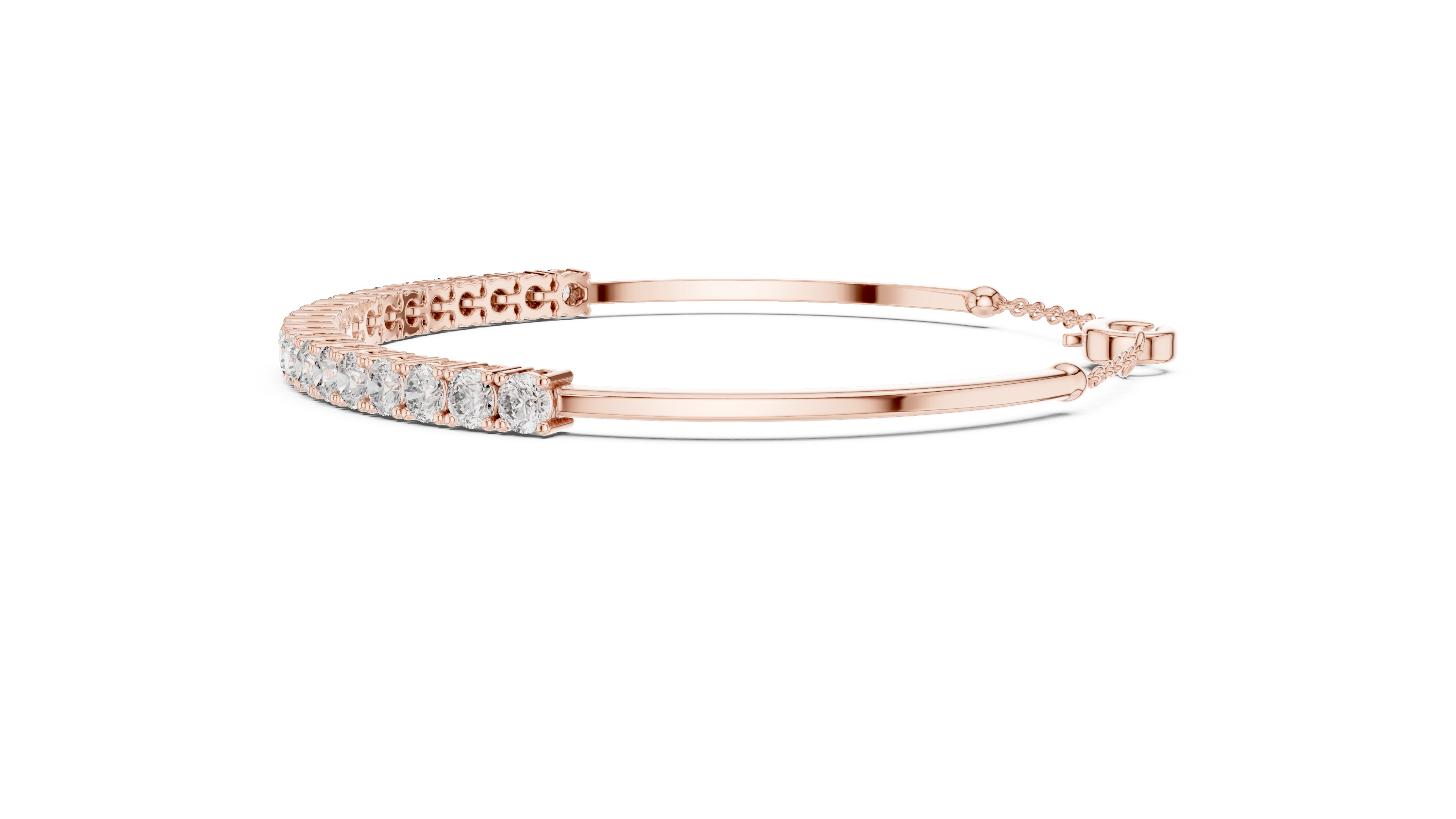 Tasa Aurelia Classic Diamond Line Bracelet - GLBR-0010