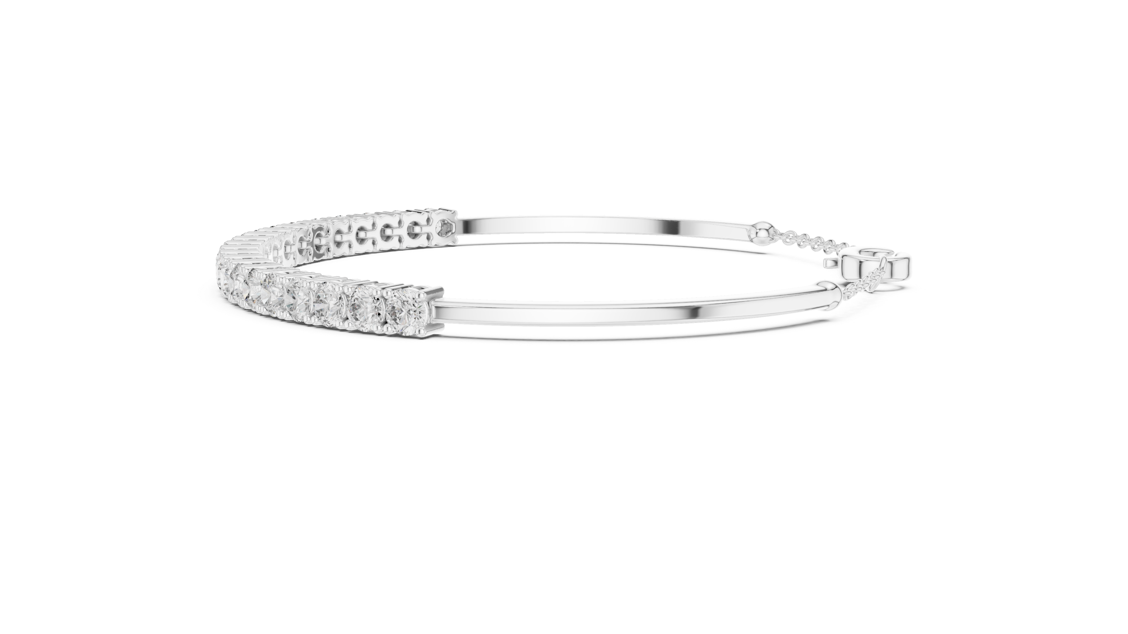 Tasa Aurelia Classic Diamond Line Bracelet - GLBR-0010