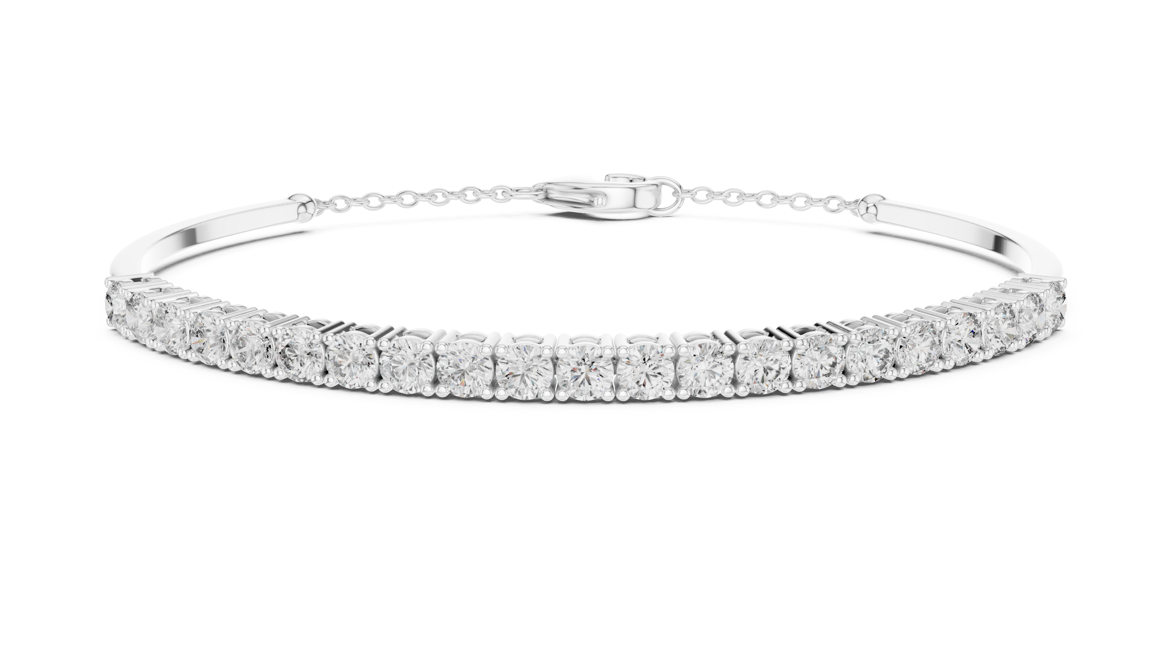 Tasa Aurelia Classic Diamond Line Bracelet - GLBR-0010
