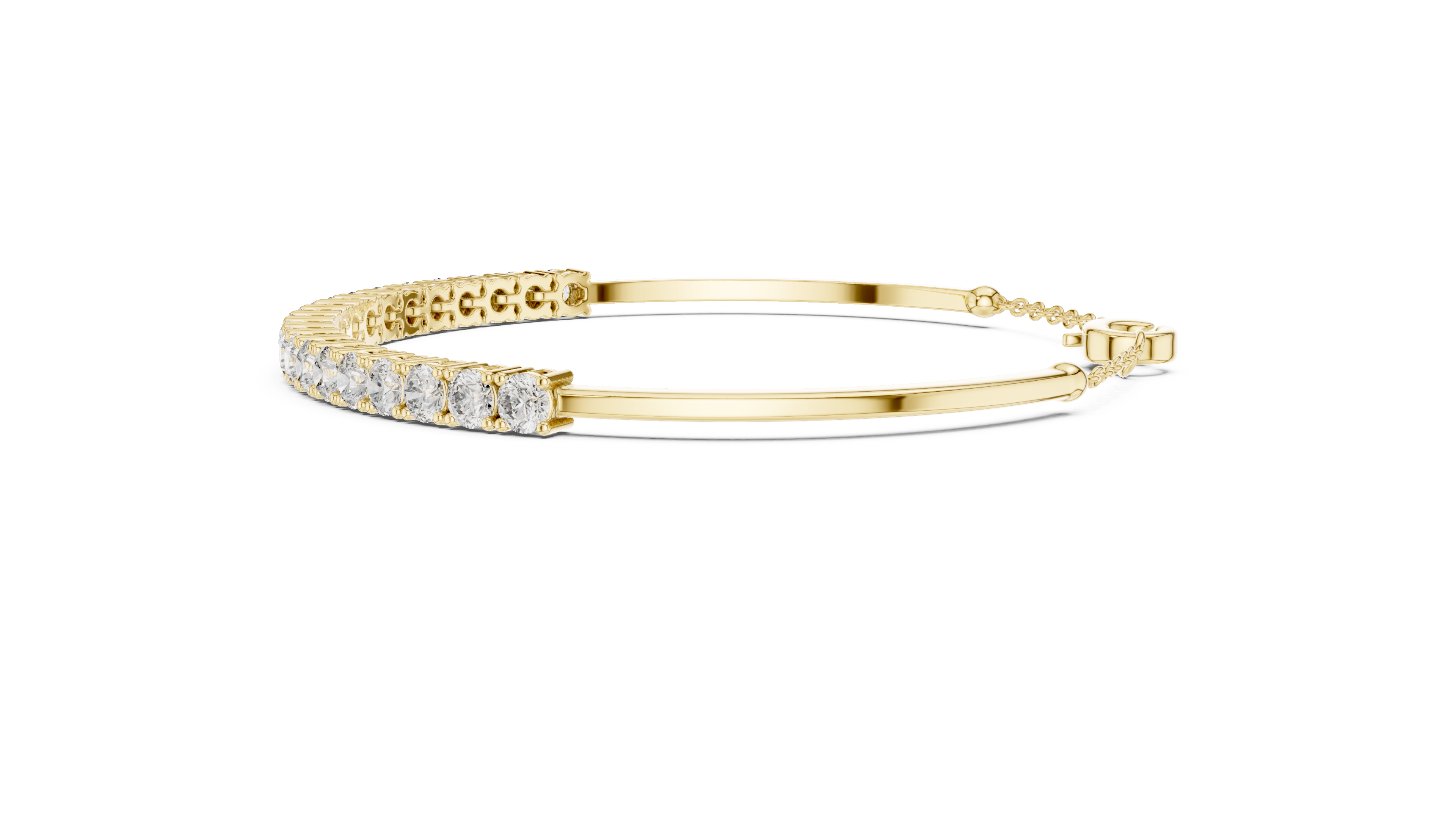 Tasa Aurelia Classic Diamond Line Bracelet - GLBR-0010