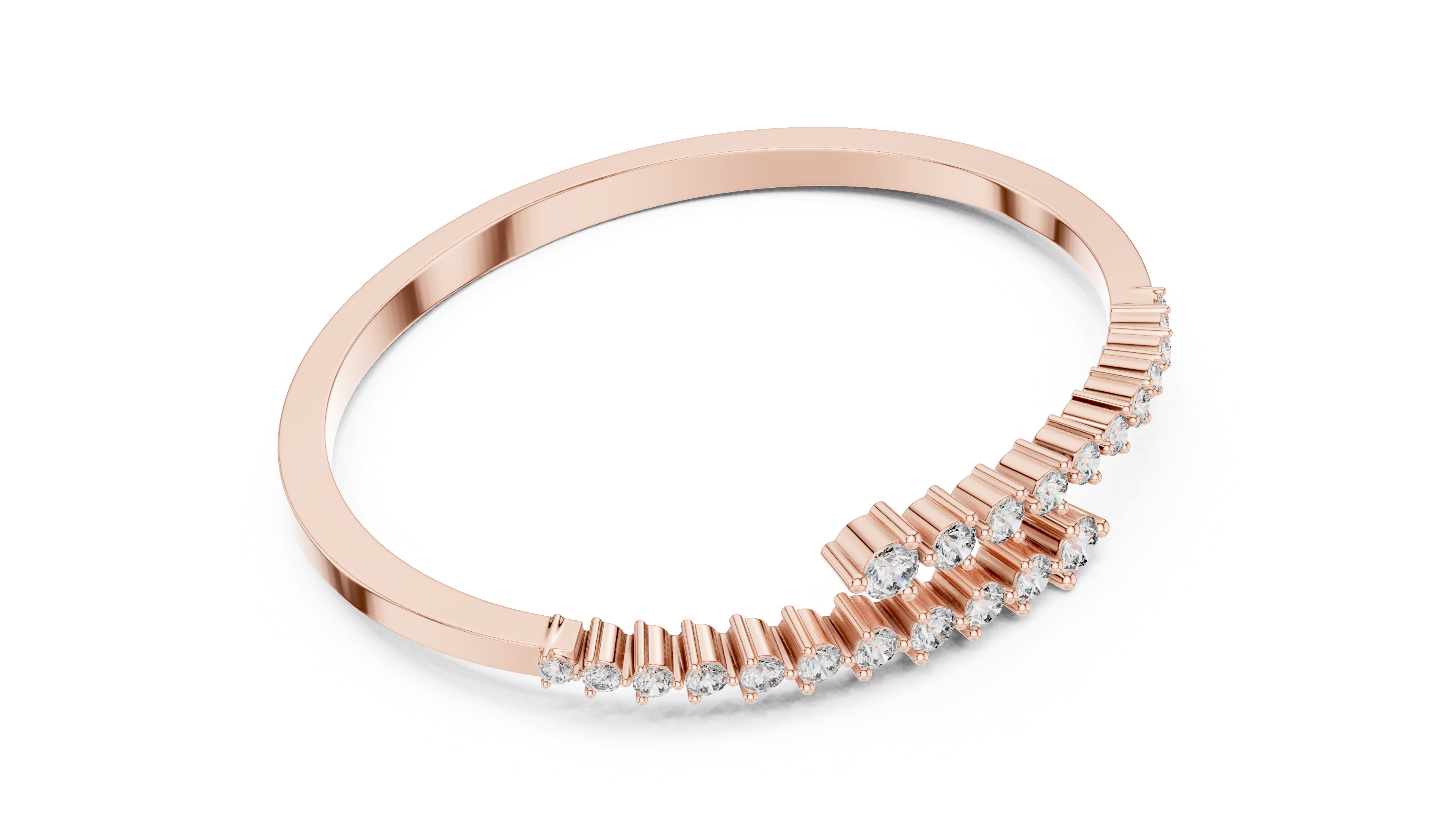 Tasa Virelle Arrow Diamond Line Bracelet - GLBR-0025