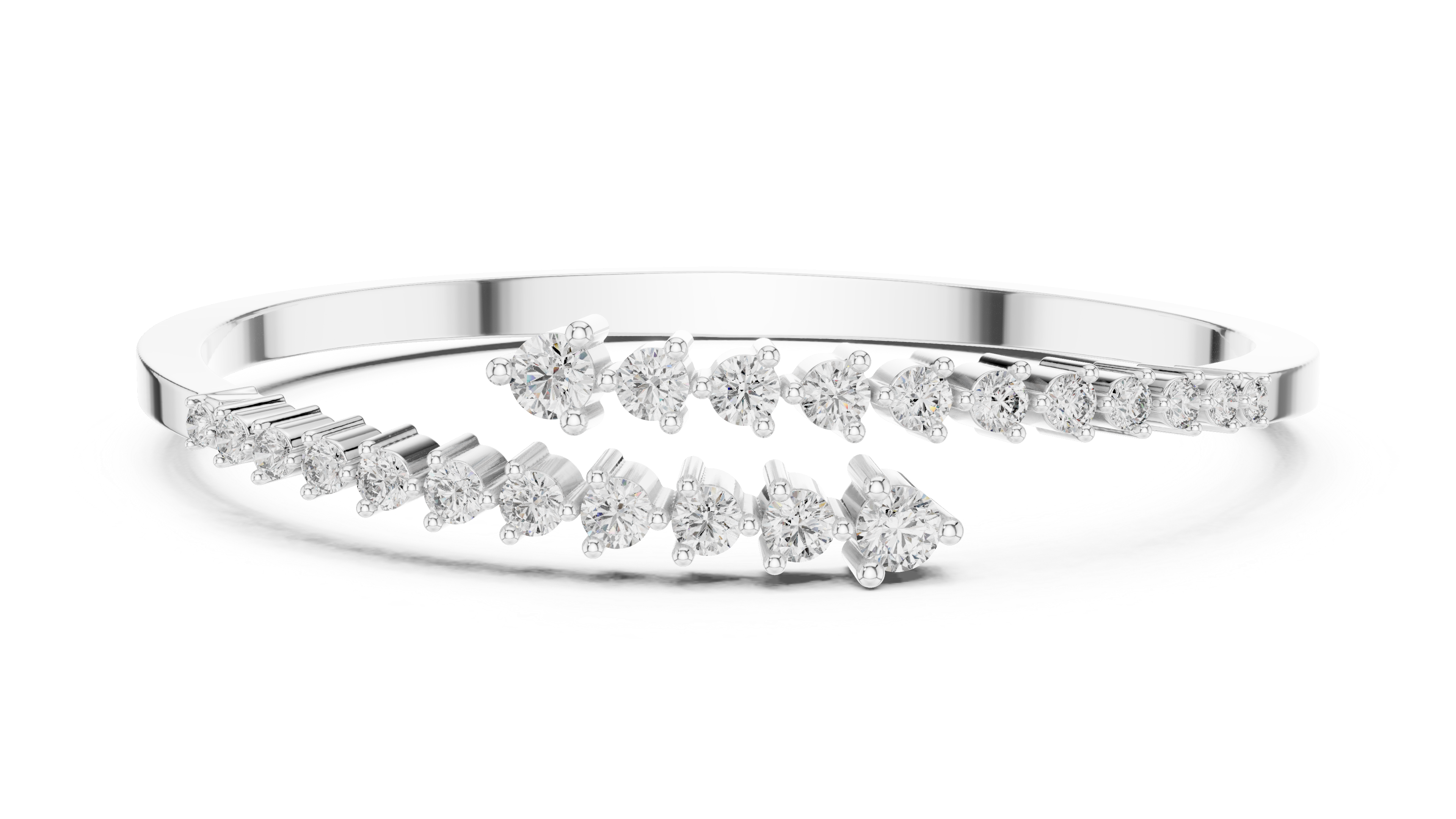 Tasa Virelle Arrow Diamond Line Bracelet - GLBR-0025