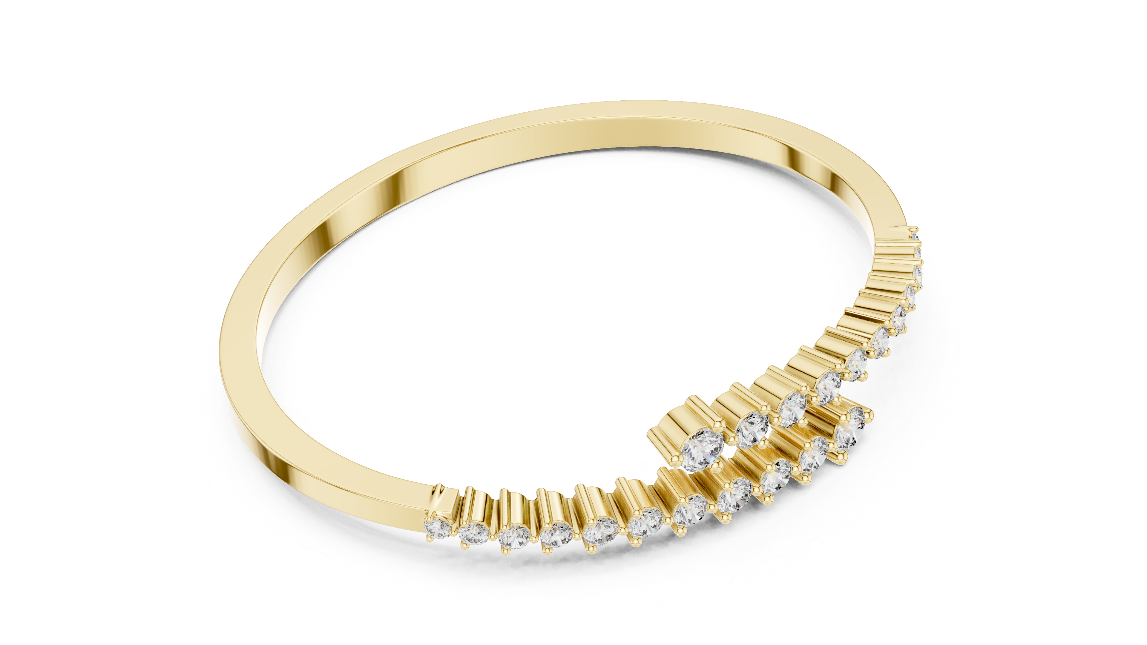 Tasa Virelle Arrow Diamond Line Bracelet - GLBR-0025