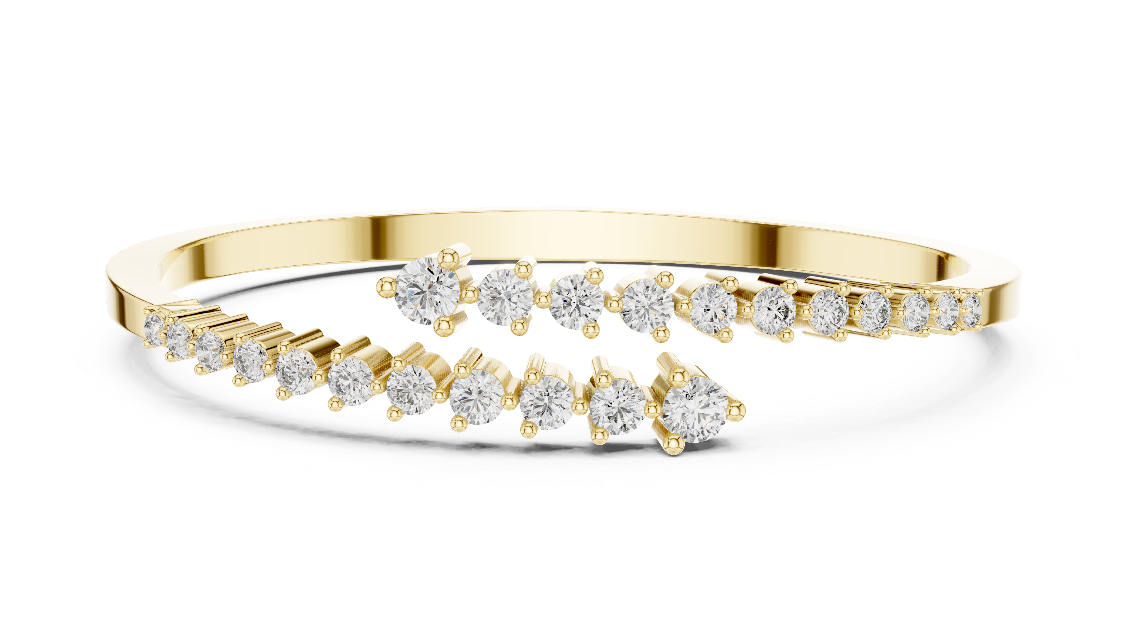 Tasa Virelle Arrow Diamond Line Bracelet - GLBR-0025