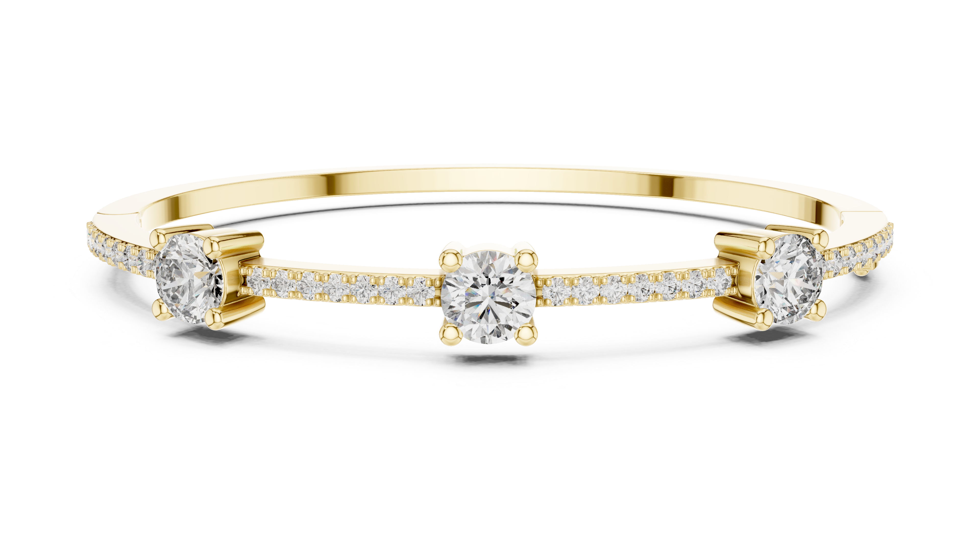 Tasa Trionova Diamond Trio Bracelet - GLBR-0026