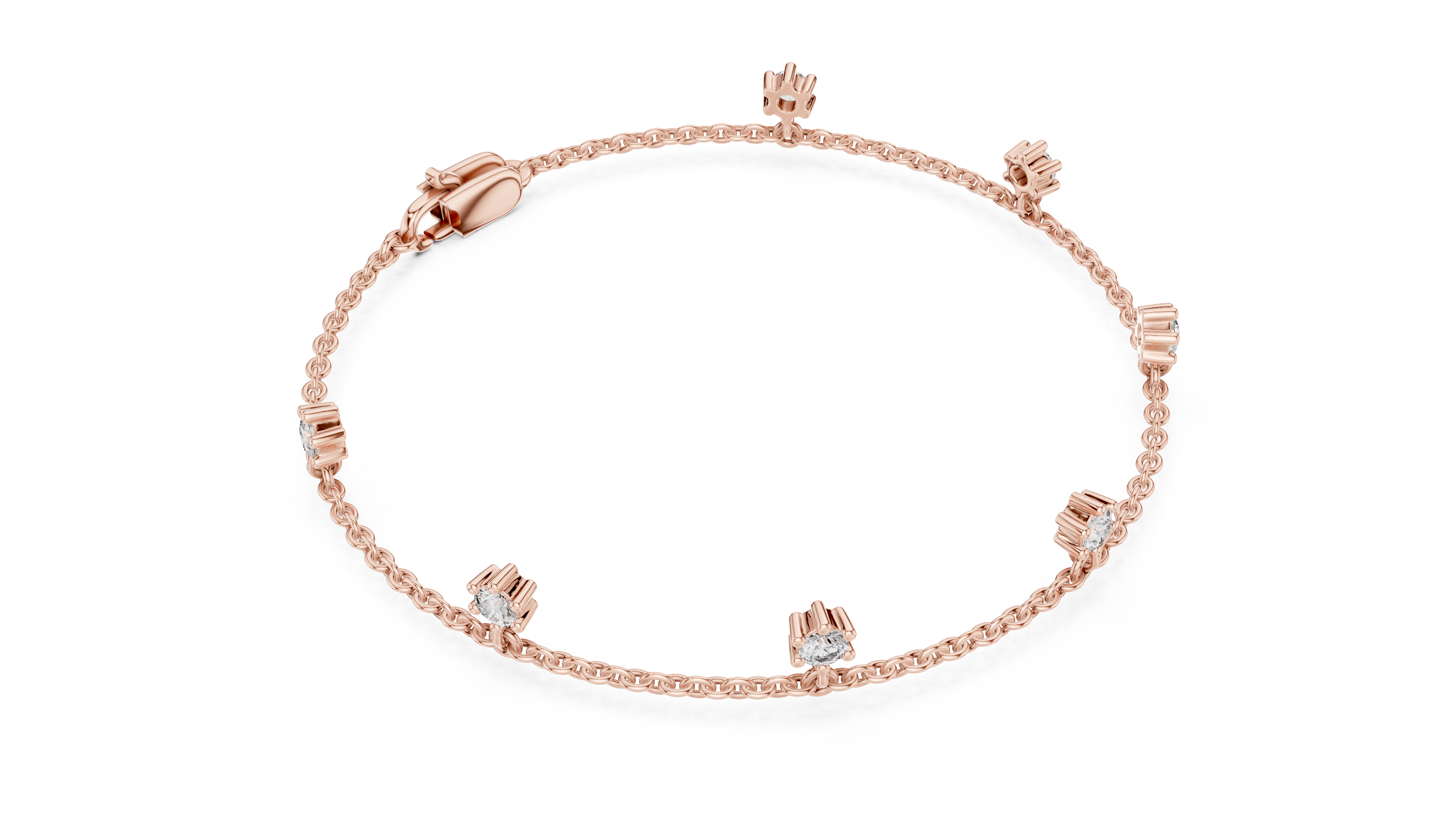 Tasa Trionova Diamond Trio Bracelet - GLBR-0034