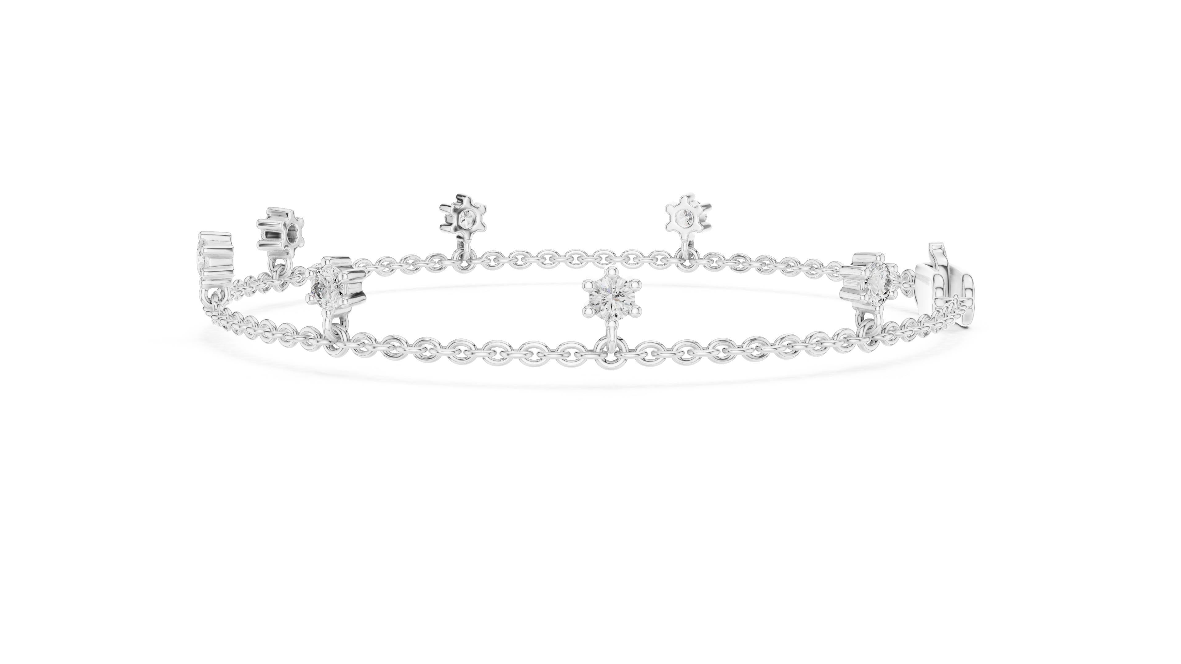 Tasa Trionova Diamond Trio Bracelet - GLBR-0034