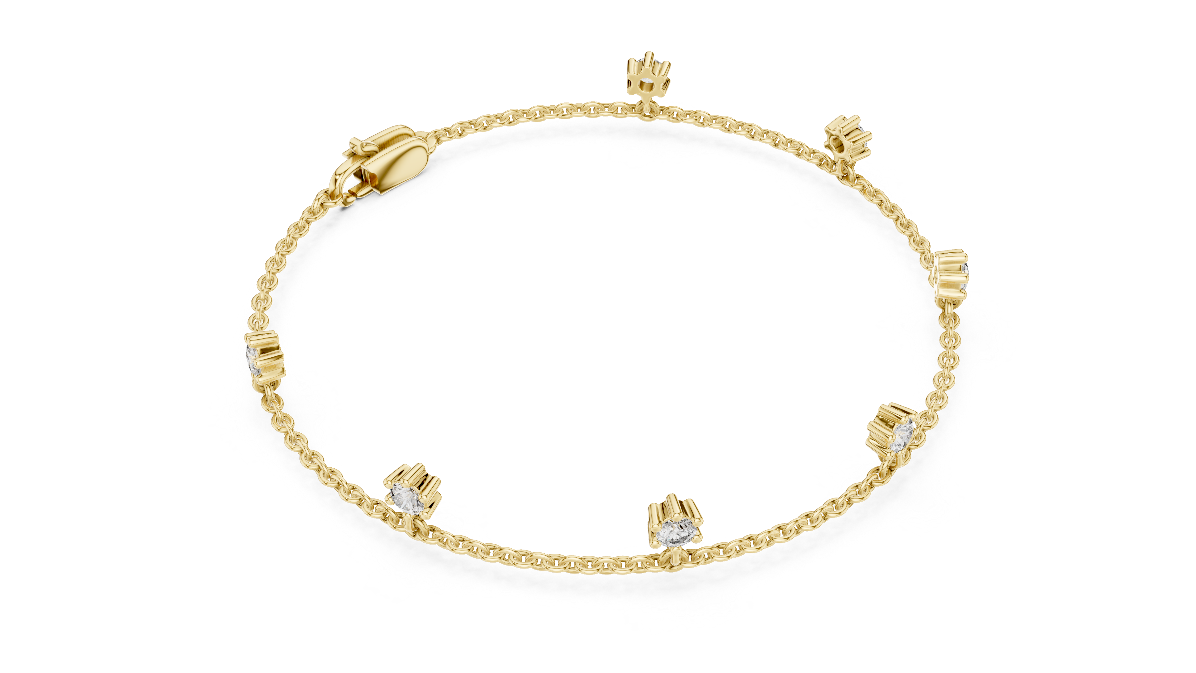 Tasa Trionova Diamond Trio Bracelet - GLBR-0034