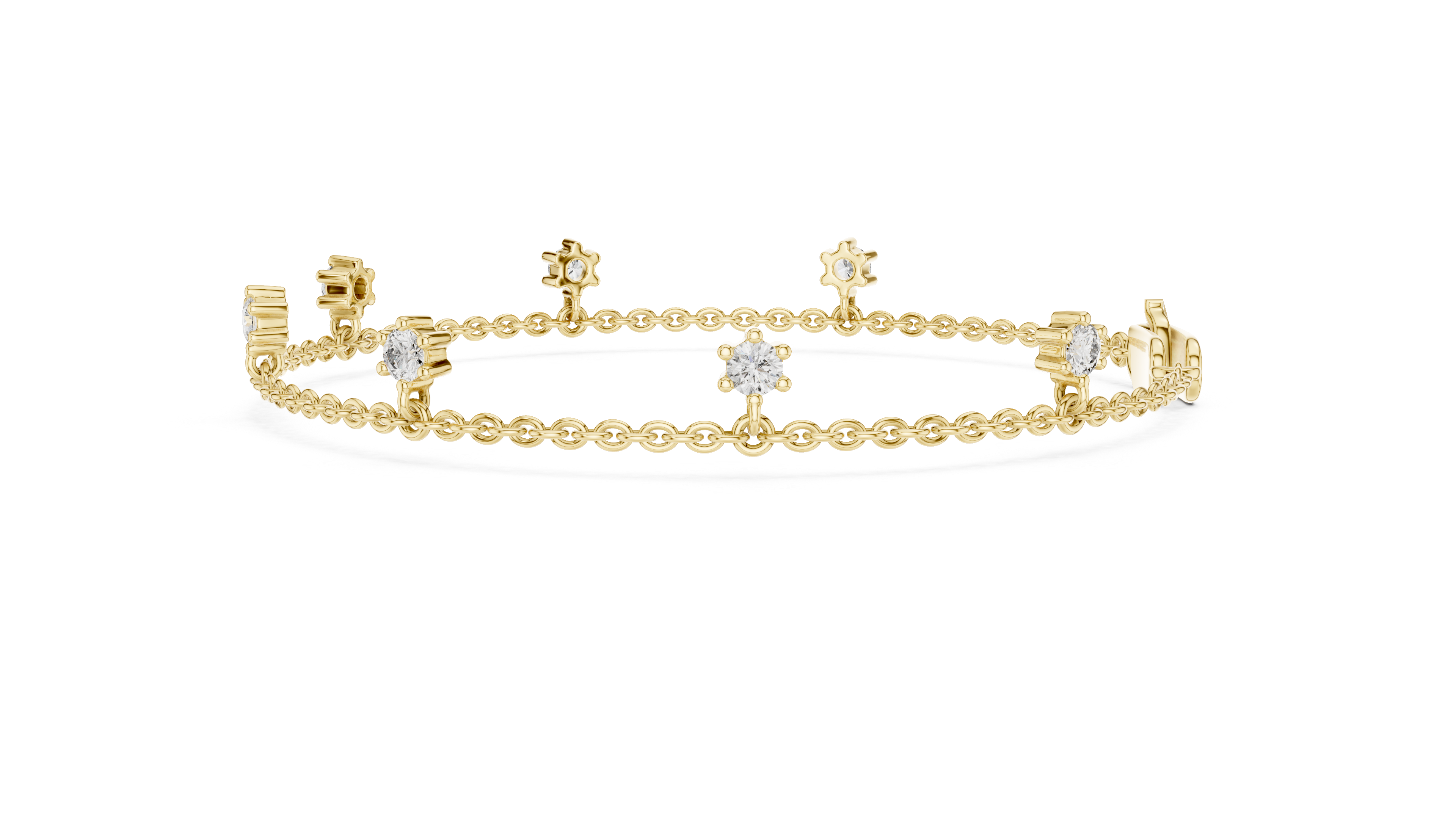Tasa Trionova Diamond Trio Bracelet - GLBR-0034