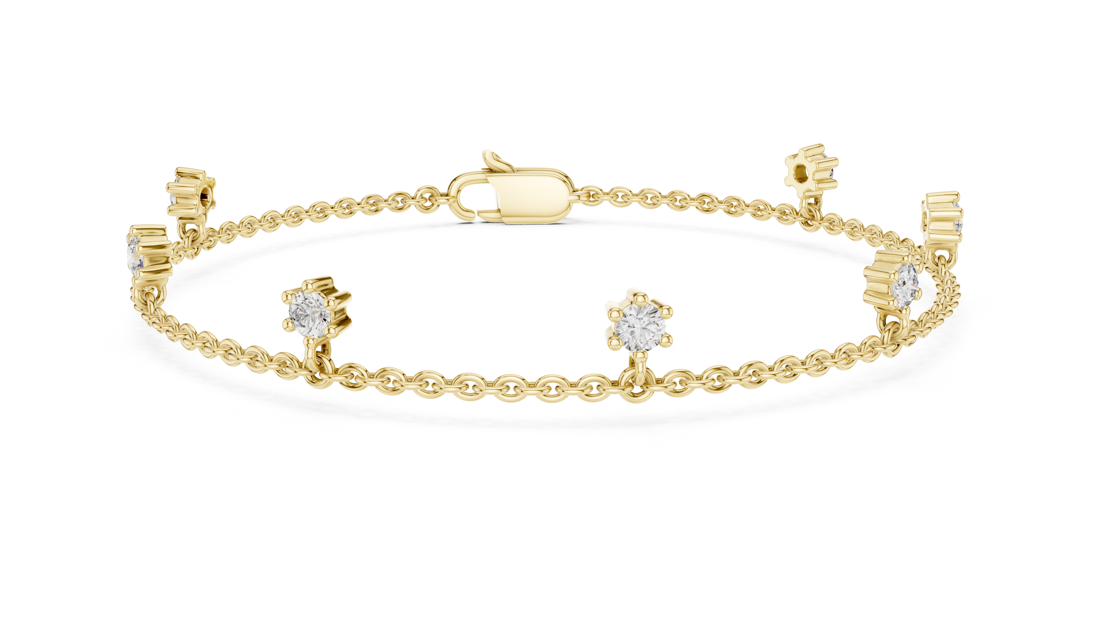 Tasa Trionova Diamond Trio Bracelet - GLBR-0034