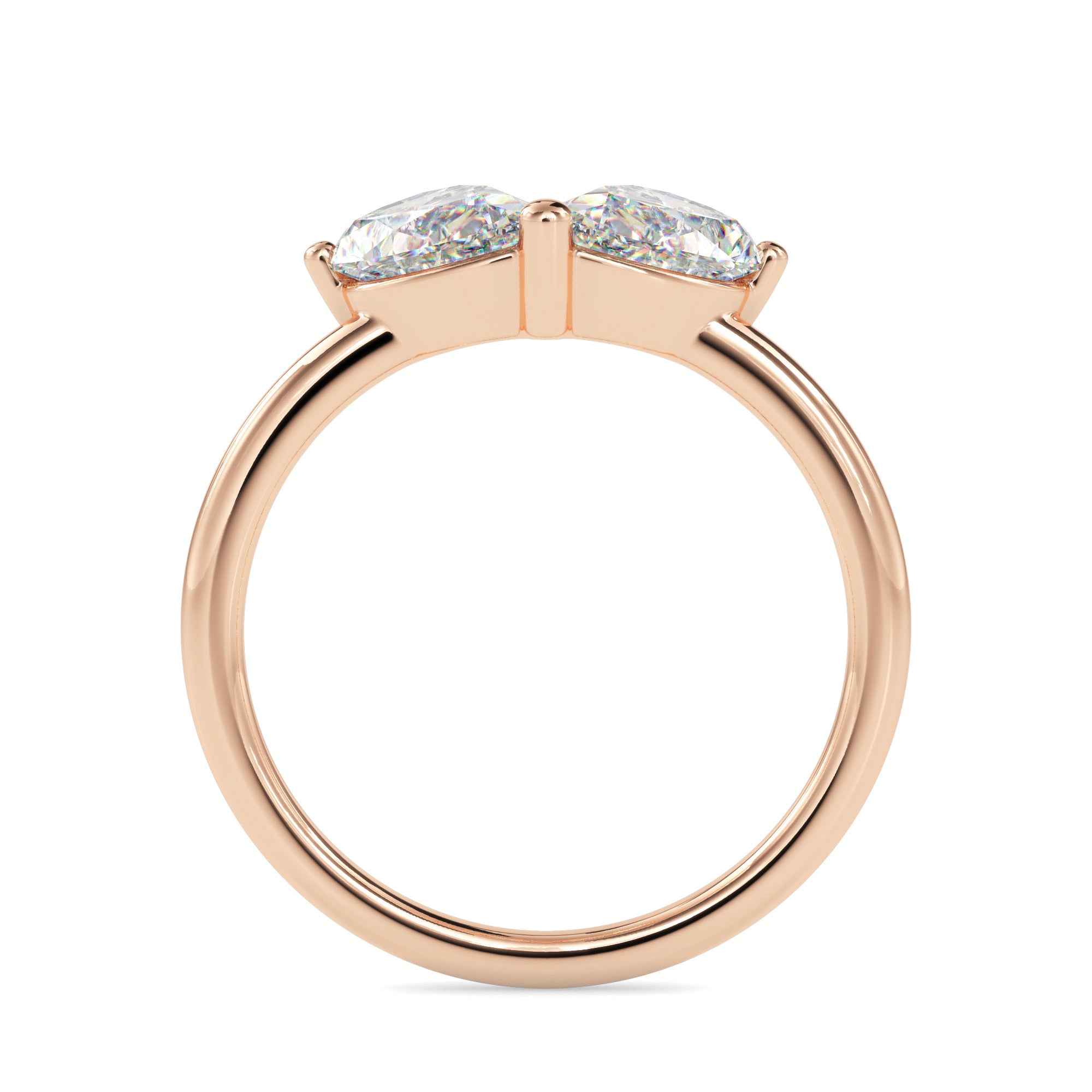 Tasa “Toi et Moi” Pear-Shaped Lab Diamond Ring - 2206