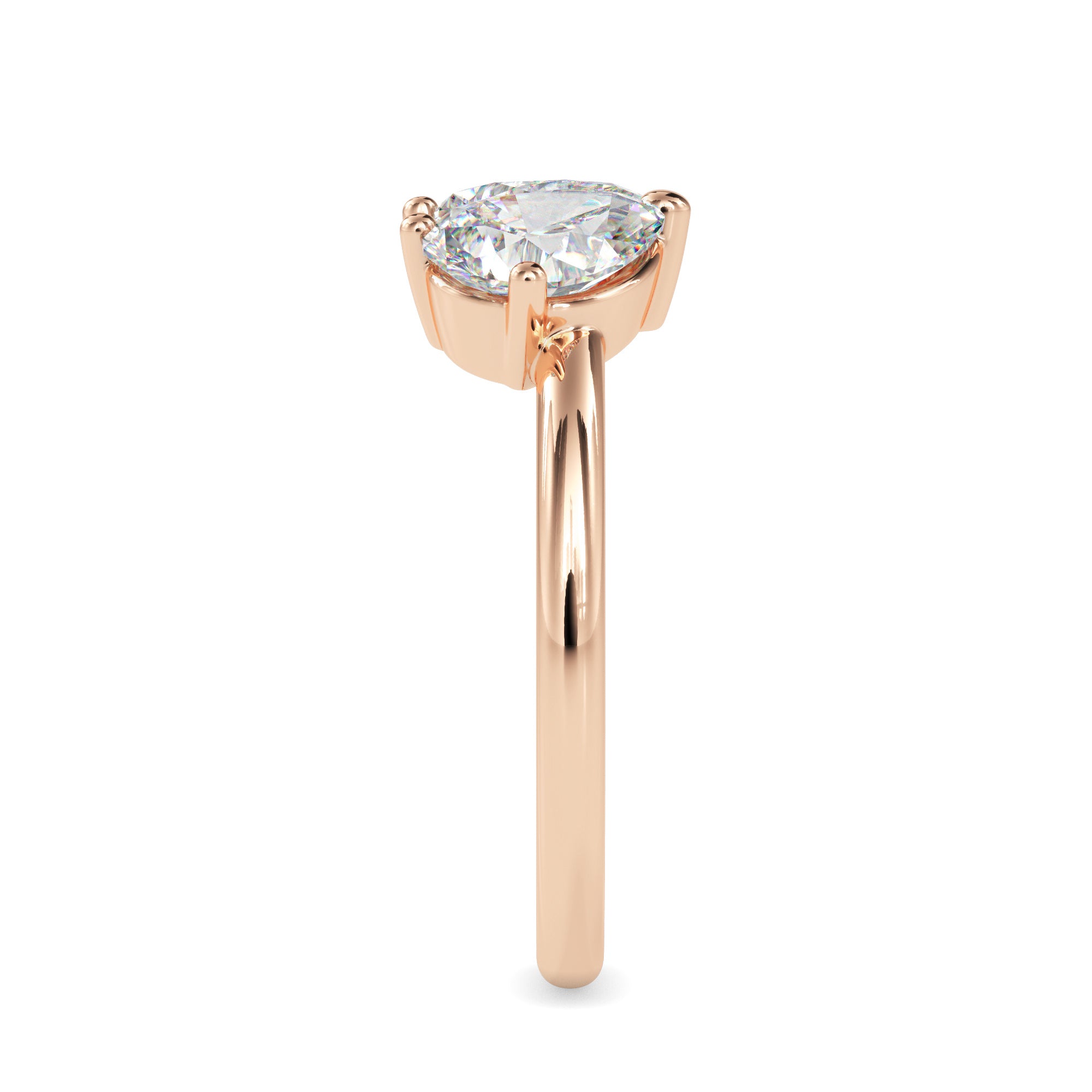 Tasa “Toi et Moi” Pear-Shaped Lab Diamond Ring - 2206