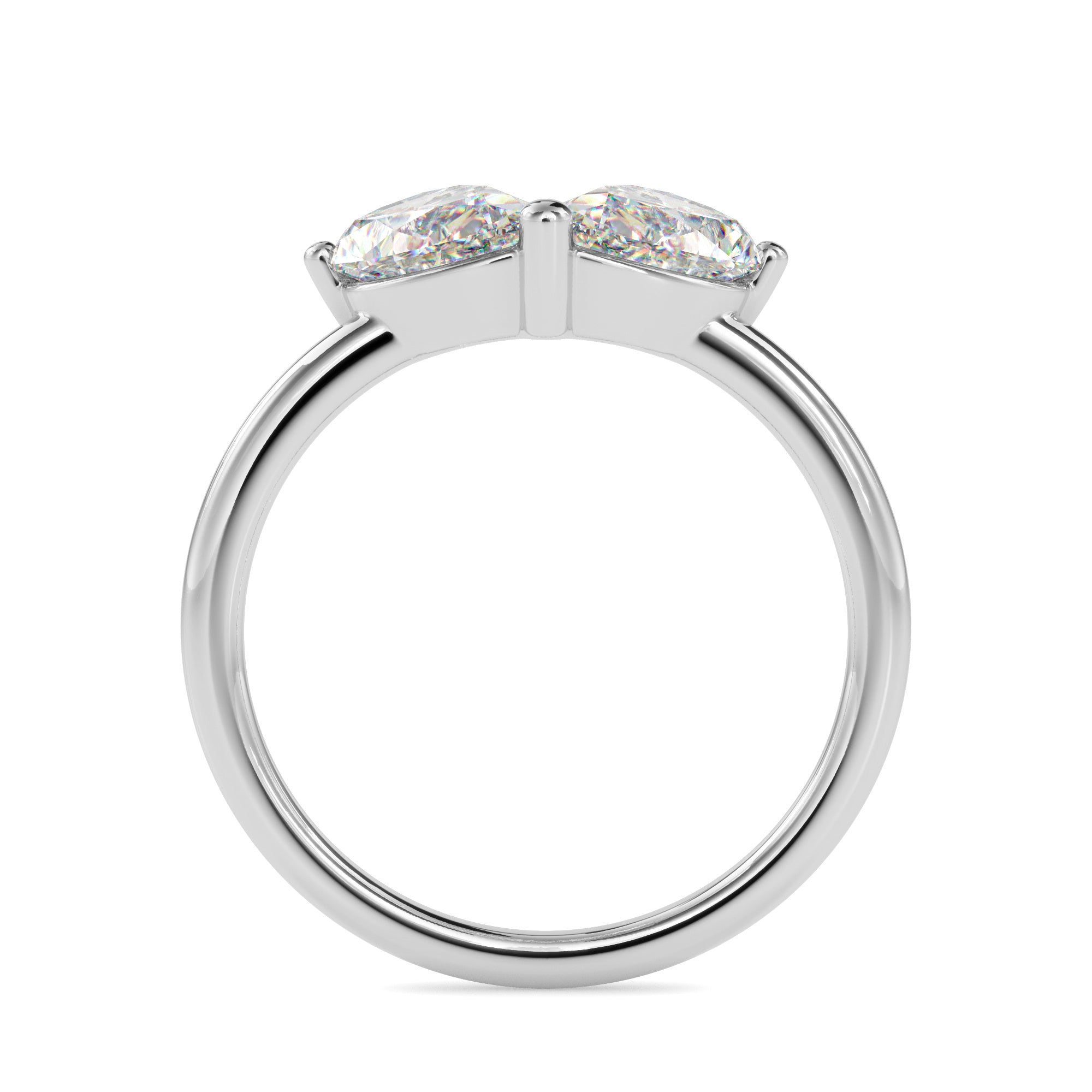 Tasa “Toi et Moi” Pear-Shaped Lab Diamond Ring - 2206