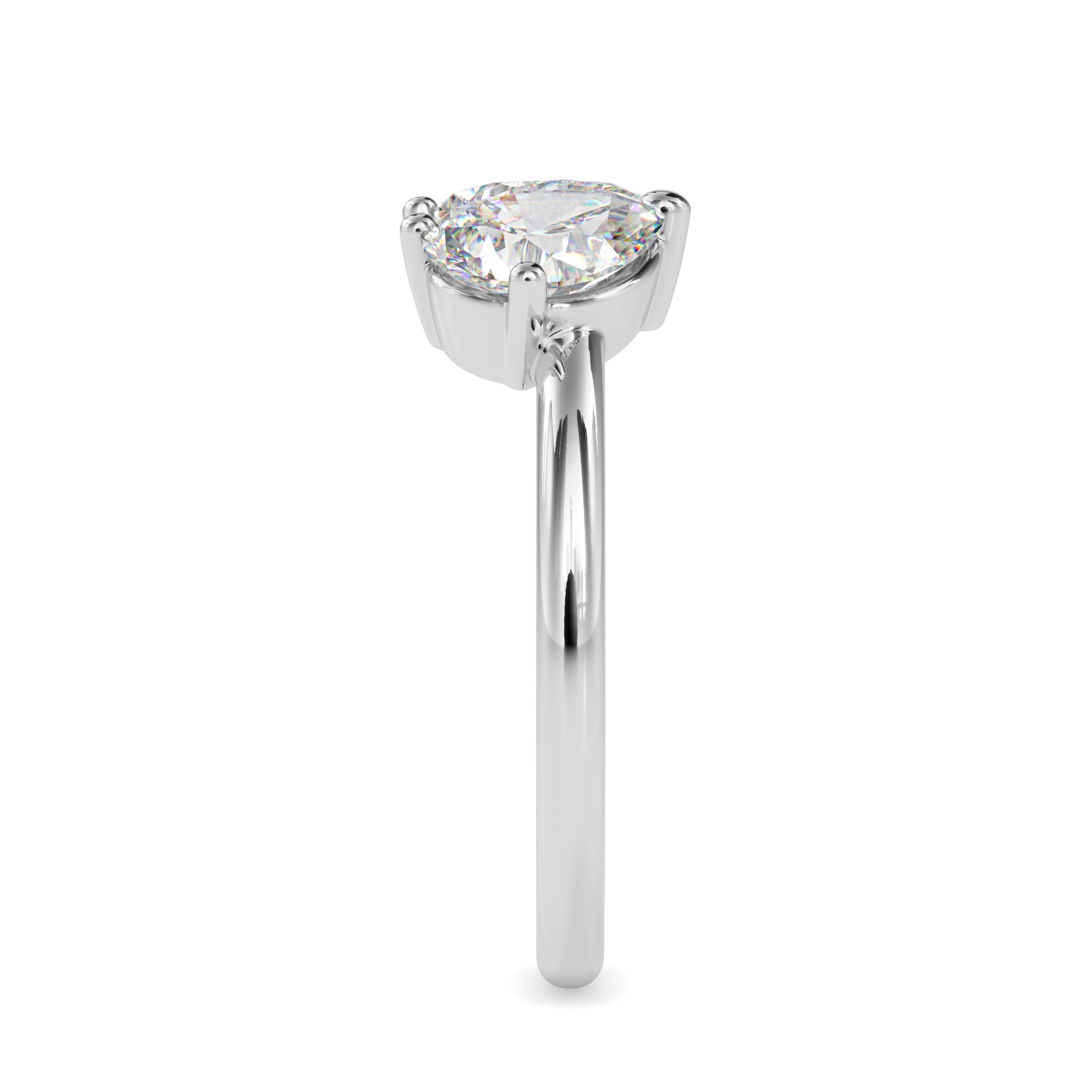 Tasa “Toi et Moi” Pear-Shaped Lab Diamond Ring - 2206