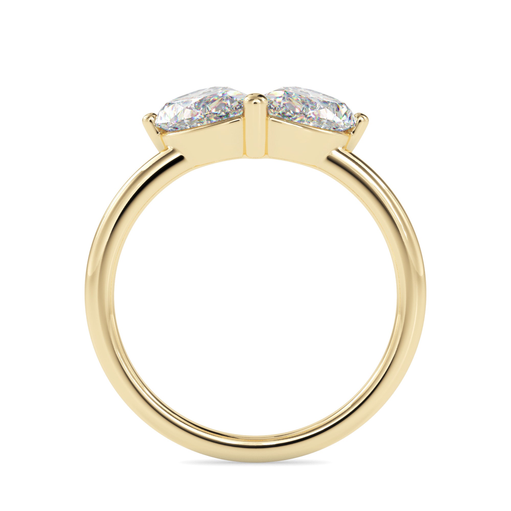 Tasa “Toi et Moi” Pear-Shaped Lab Diamond Ring - 2206