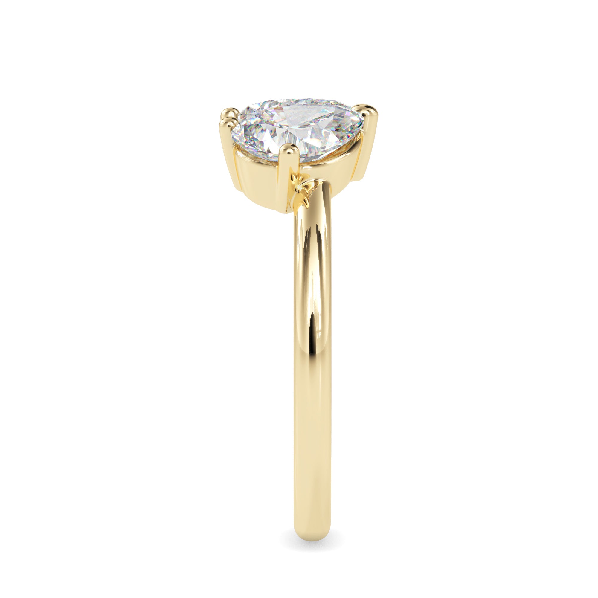 Tasa “Toi et Moi” Pear-Shaped Lab Diamond Ring - 2206
