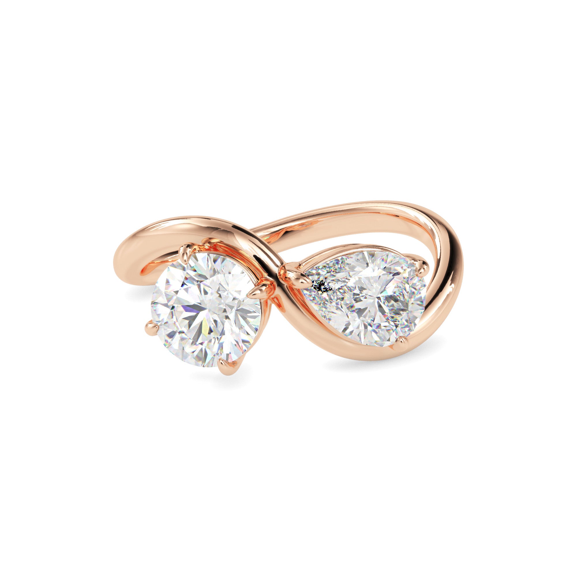 Tasa “Toi et Moi” Crossover Ring -2207