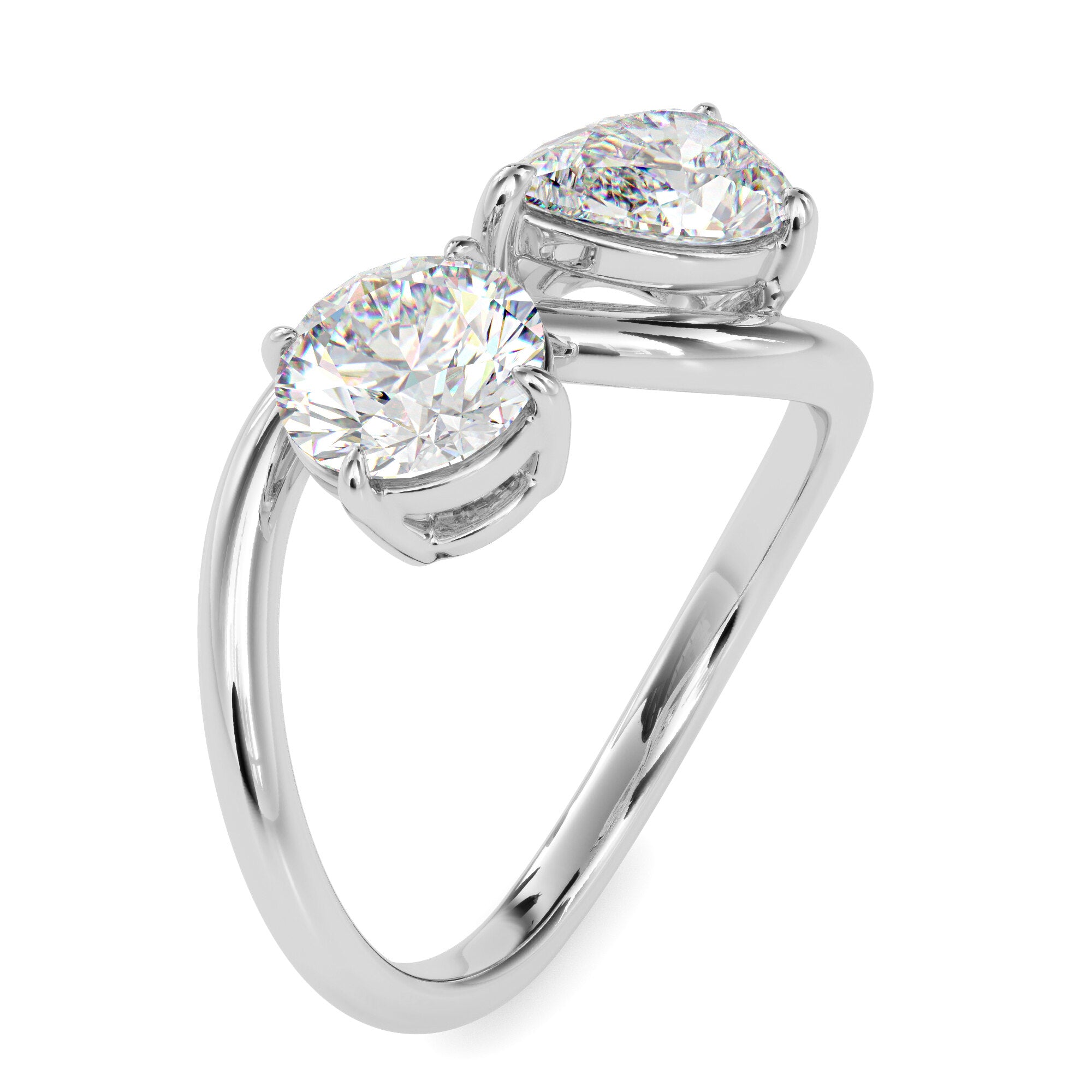 Tasa “Toi et Moi” Crossover Ring -2207