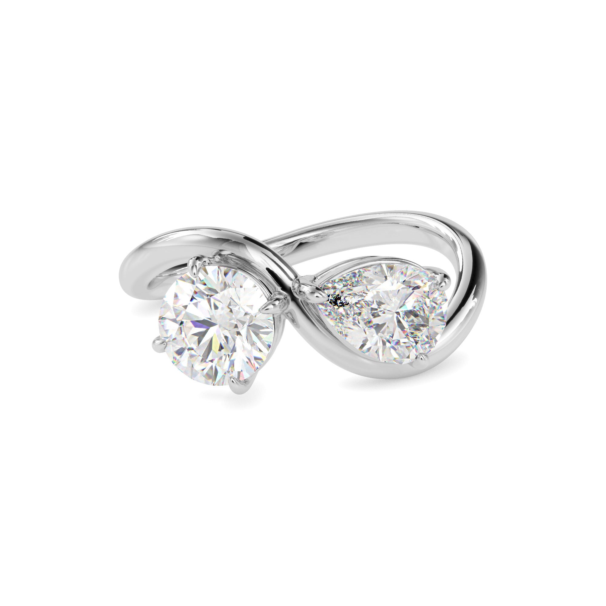 Tasa “Toi et Moi” Crossover Ring -2207