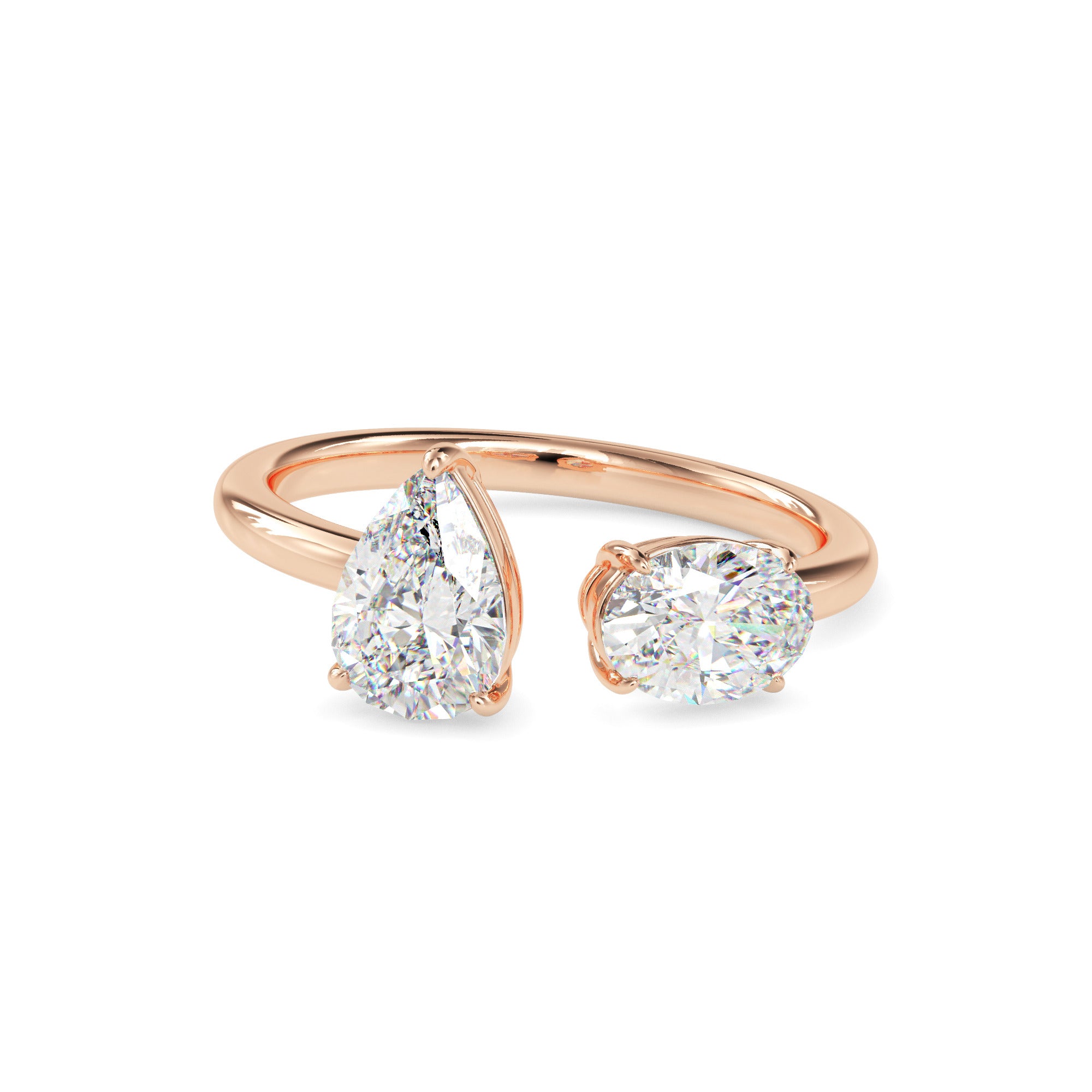TAsa “Together Always” Toi et Moi Ring -2216