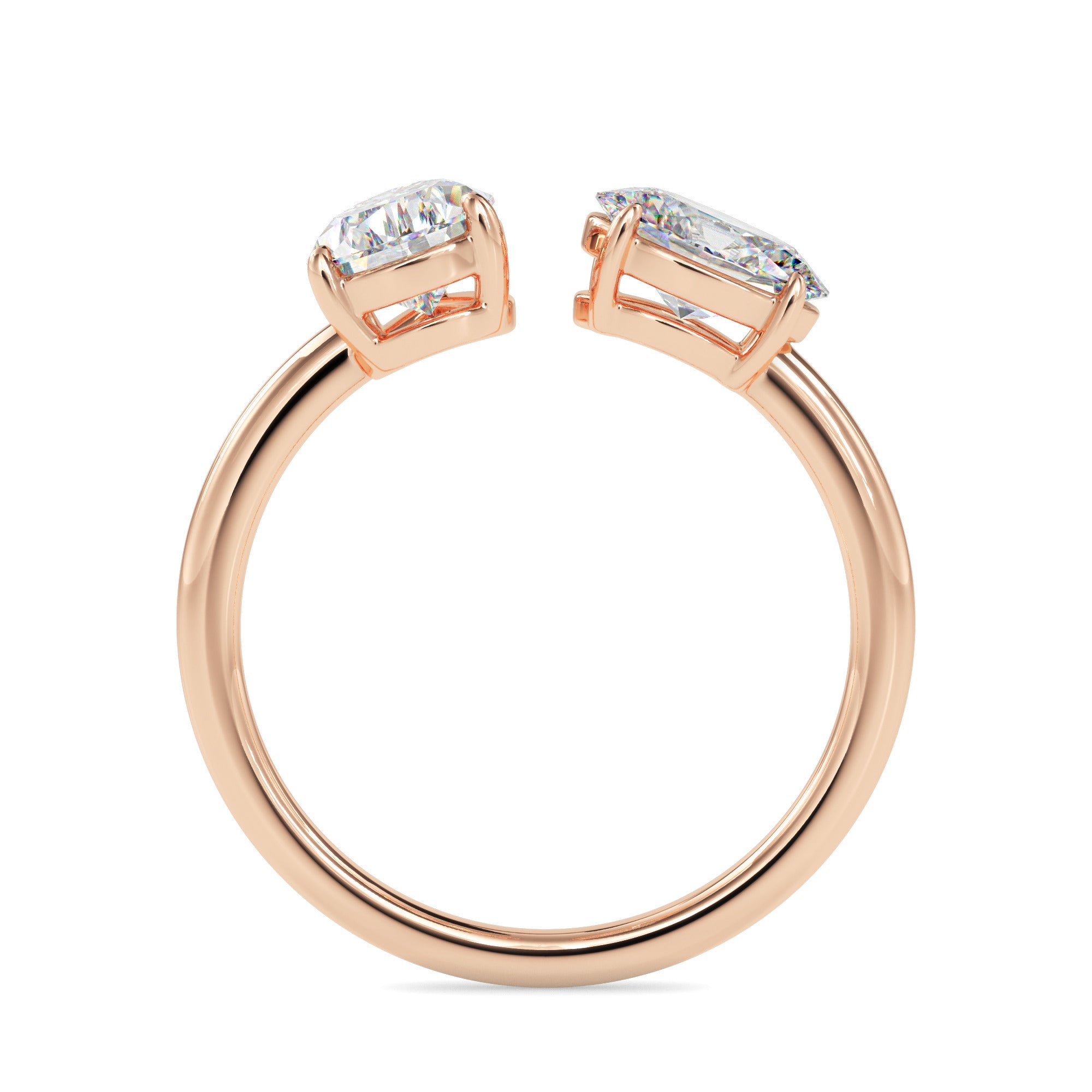 TAsa “Together Always” Toi et Moi Ring -2216