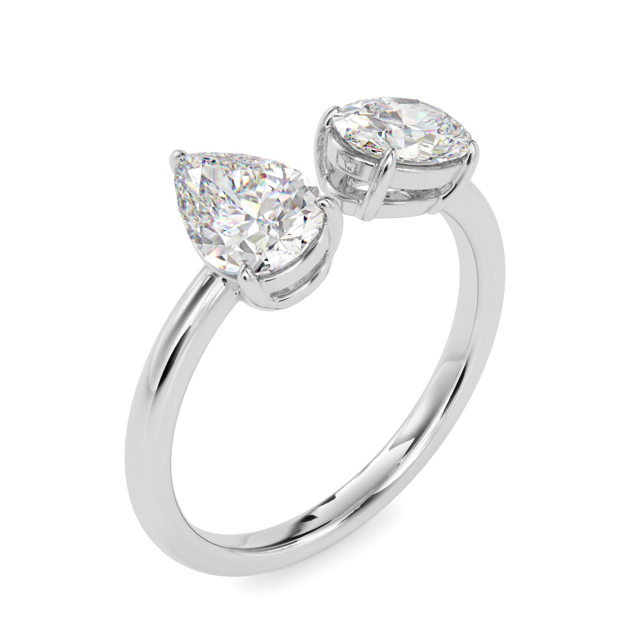 TAsa “Together Always” Toi et Moi Ring -2216