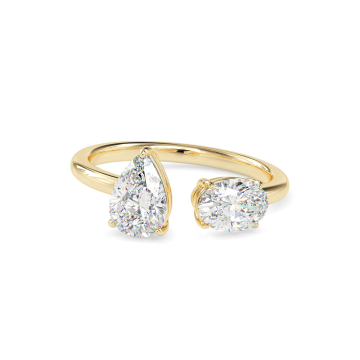 TAsa “Together Always” Toi et Moi Ring -2216
