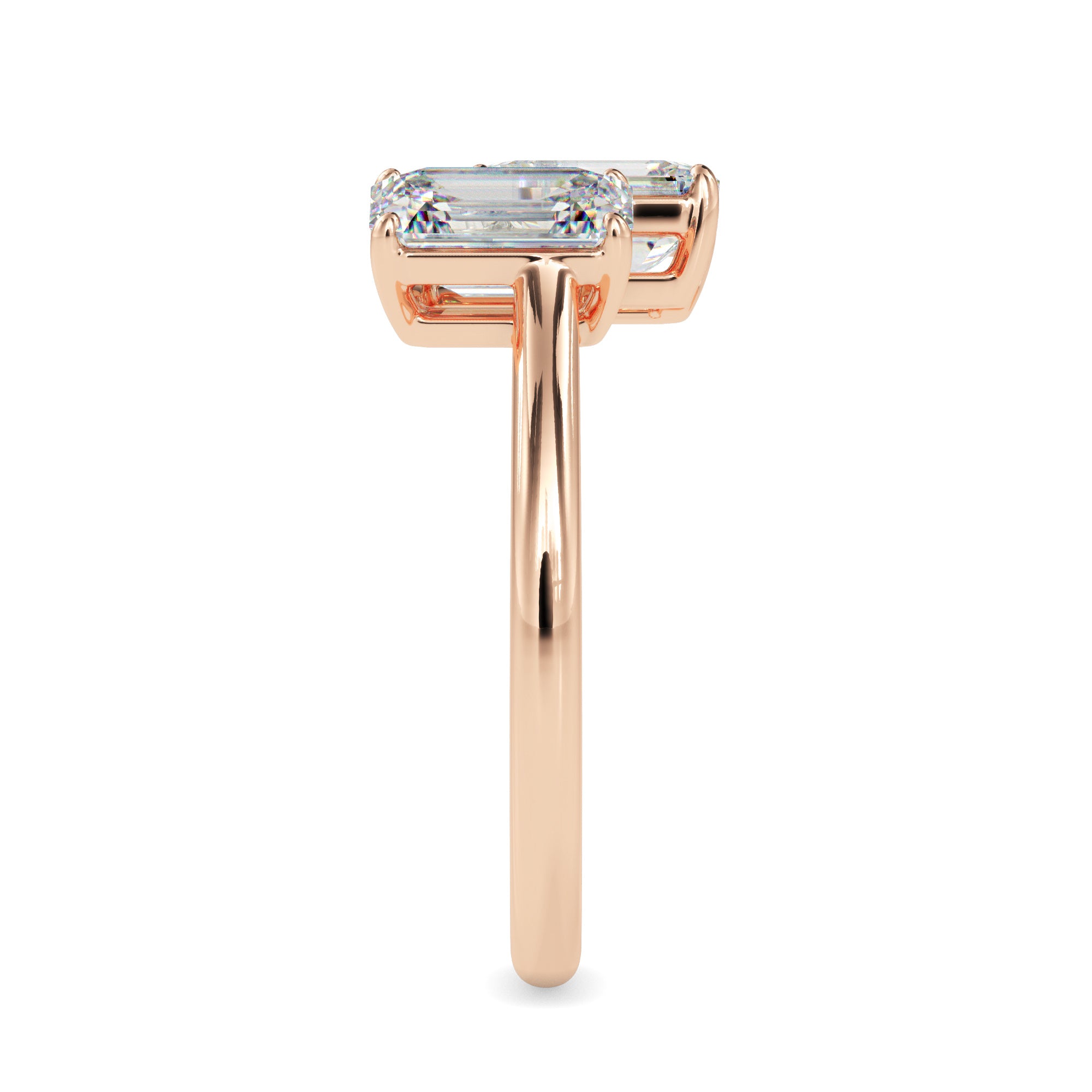 TAsa “Golden Mirror” Toi et Moi Ring - 2219