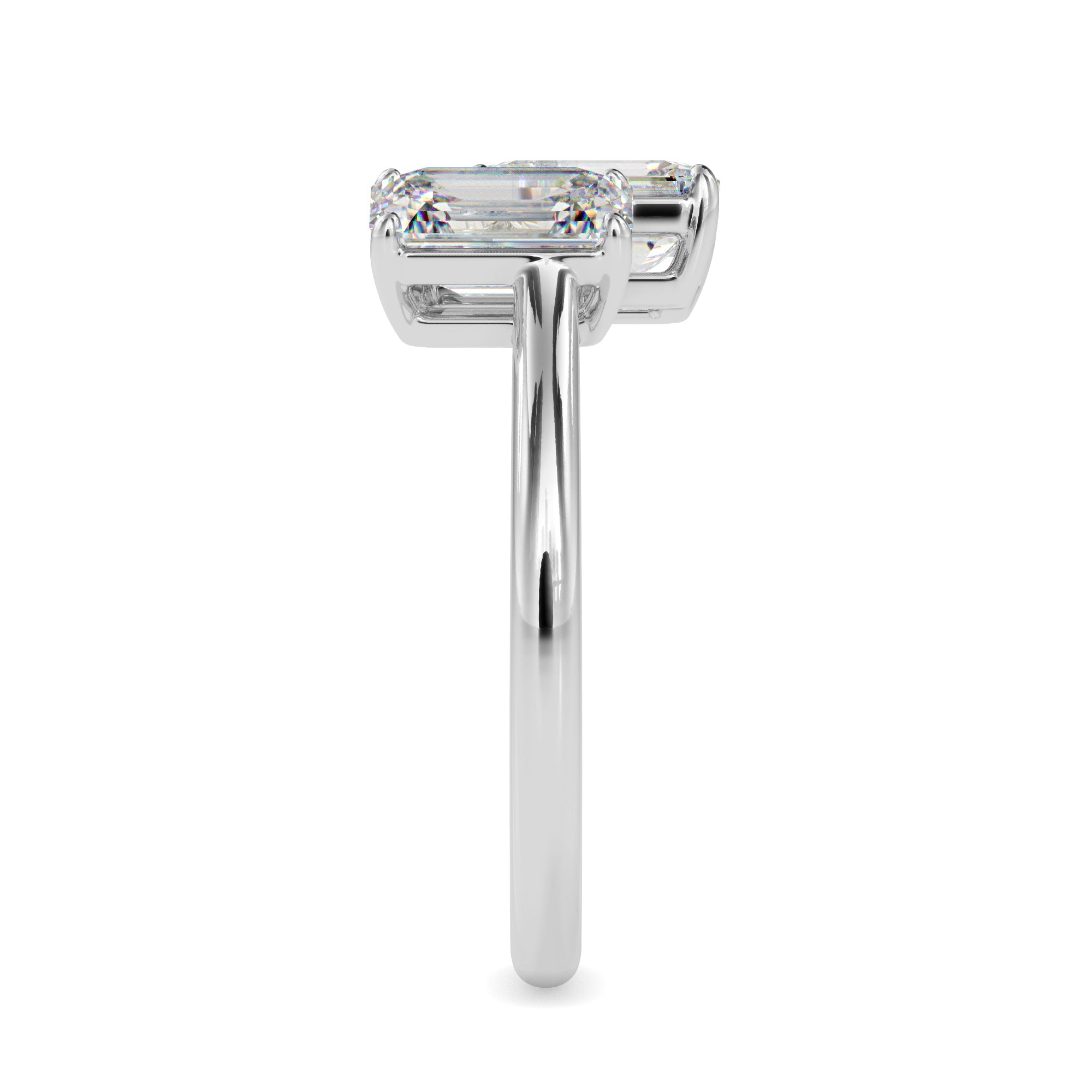 TAsa “Golden Mirror” Toi et Moi Ring - 2219